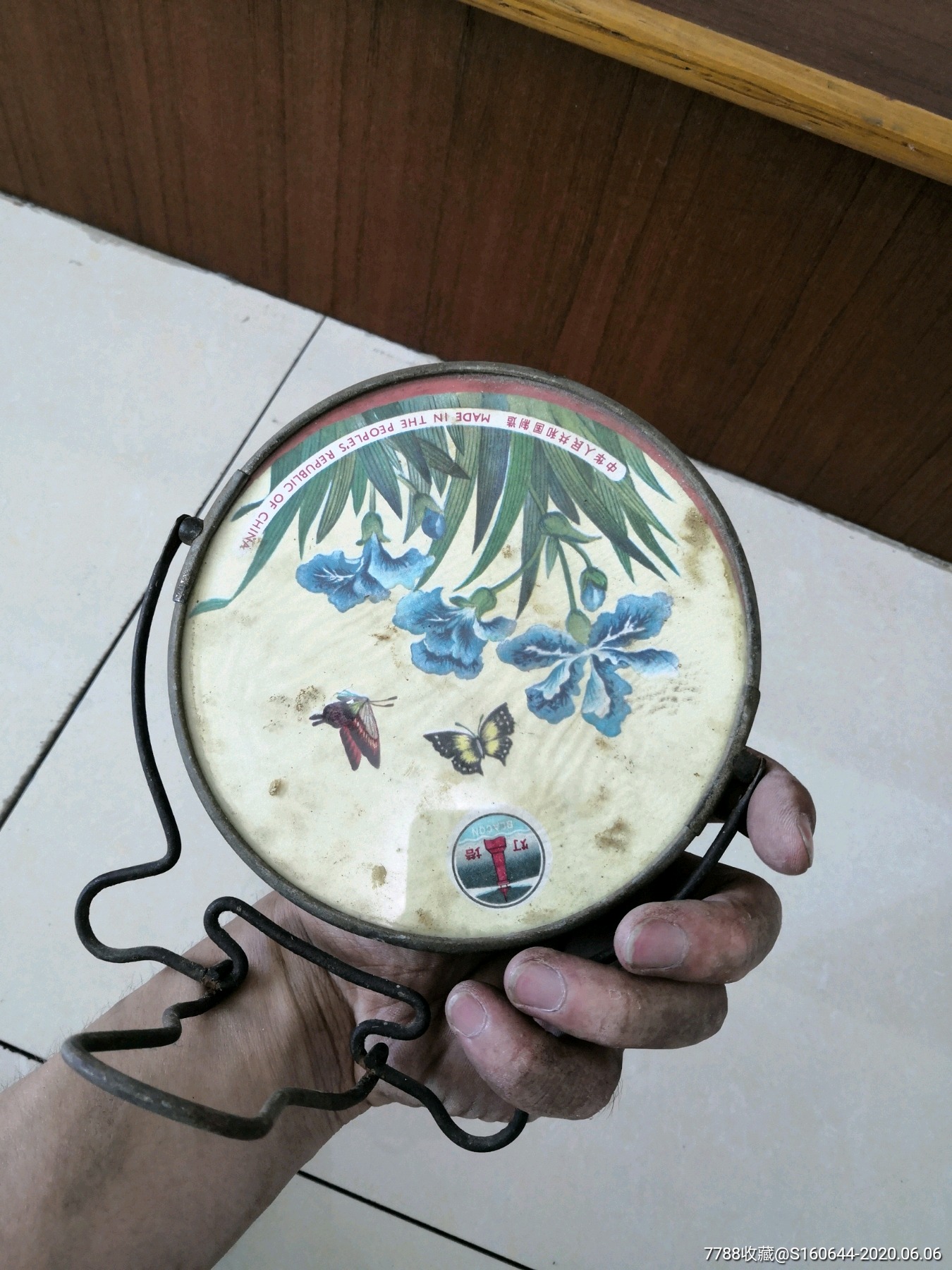 50年代老镜子一面全品
