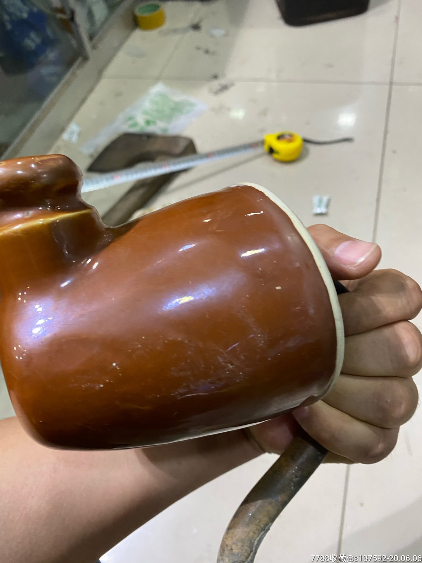 民国时期满洲国遗留电弧-酱釉瓷/紫金釉-7788收藏__收藏热线