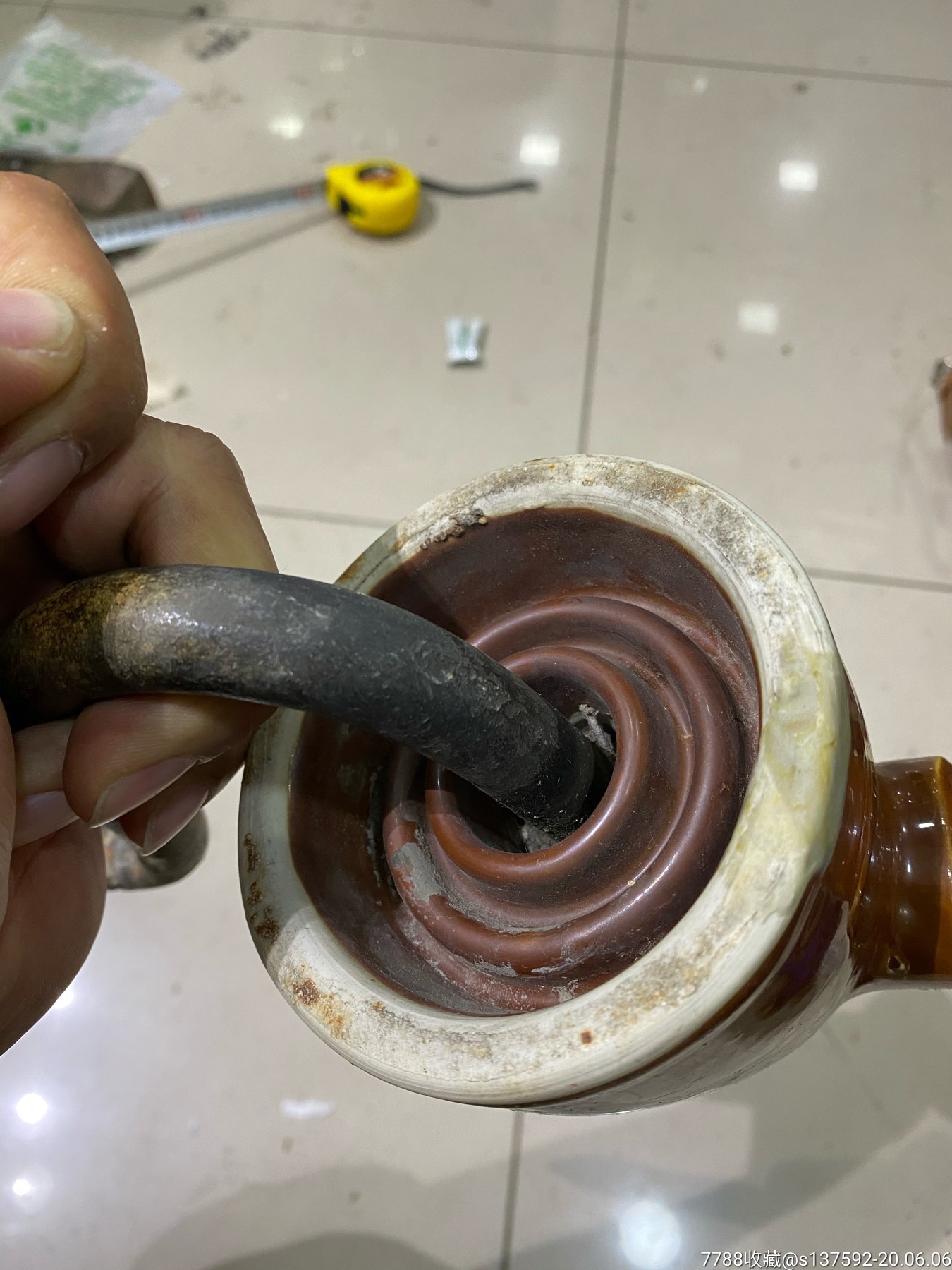 民国时期满洲国遗留电弧-酱釉瓷/紫金釉-7788收藏__收藏热线