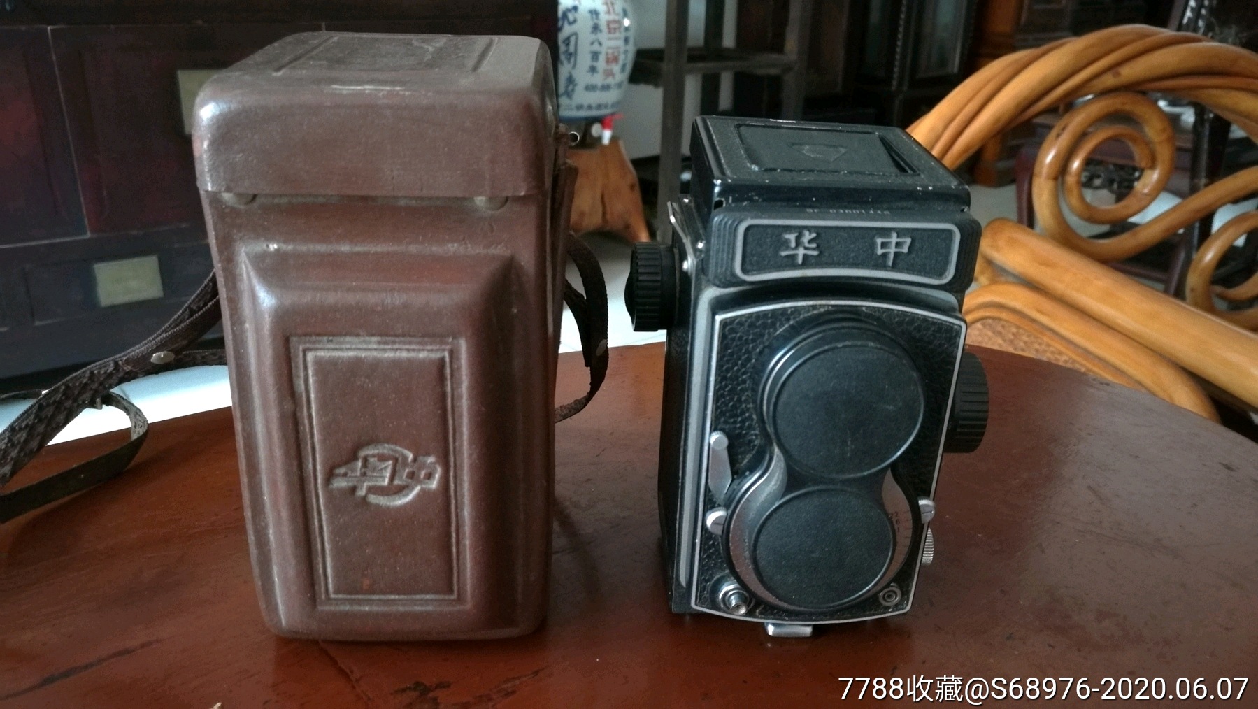 120型照相机带原套,品如图,使用正常_方箱/木箱相机_图片收藏_回收