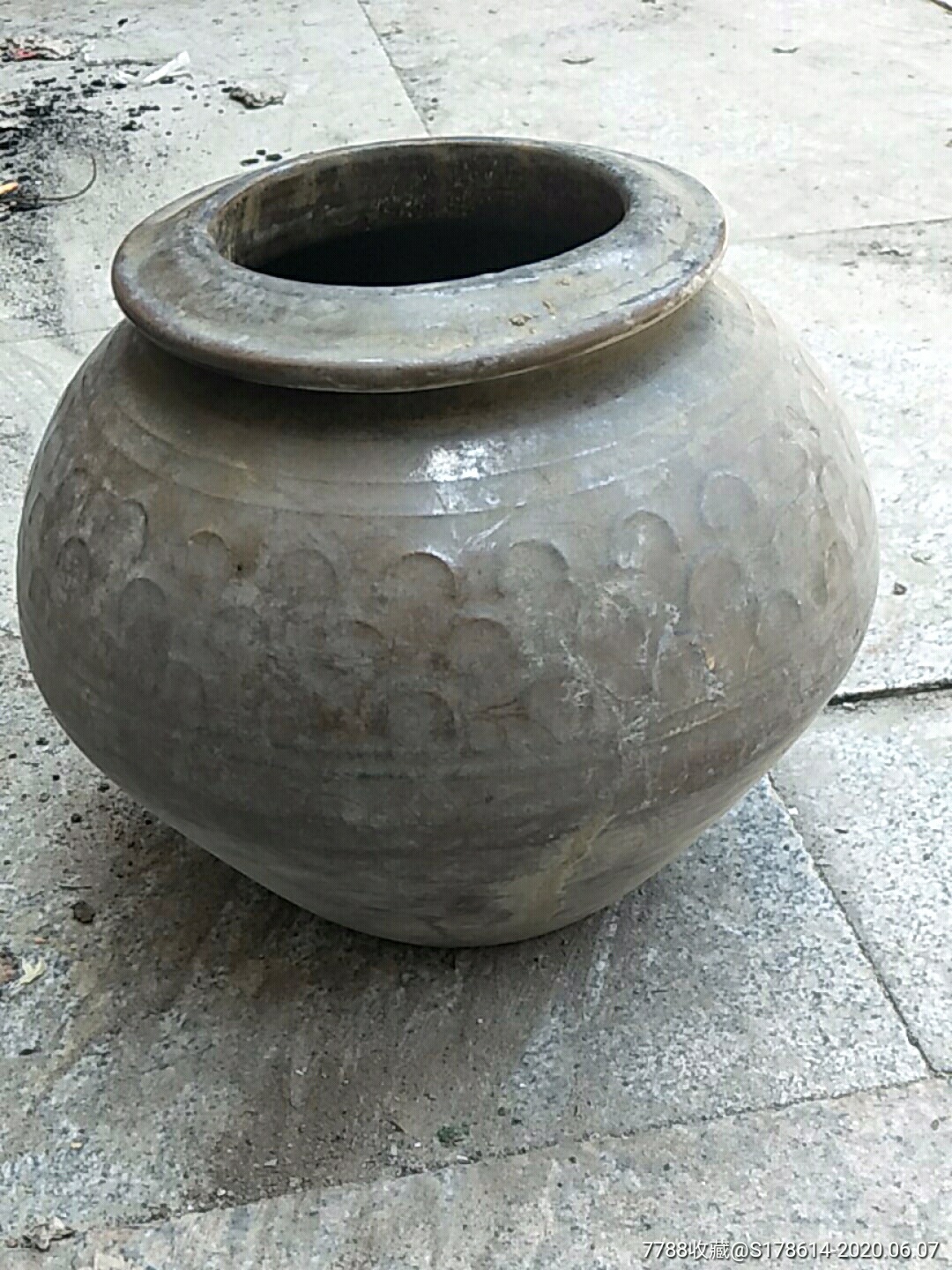 老鱼鳞坛子_酱釉瓷/紫金釉_种类图片_收藏价格_7788茶具