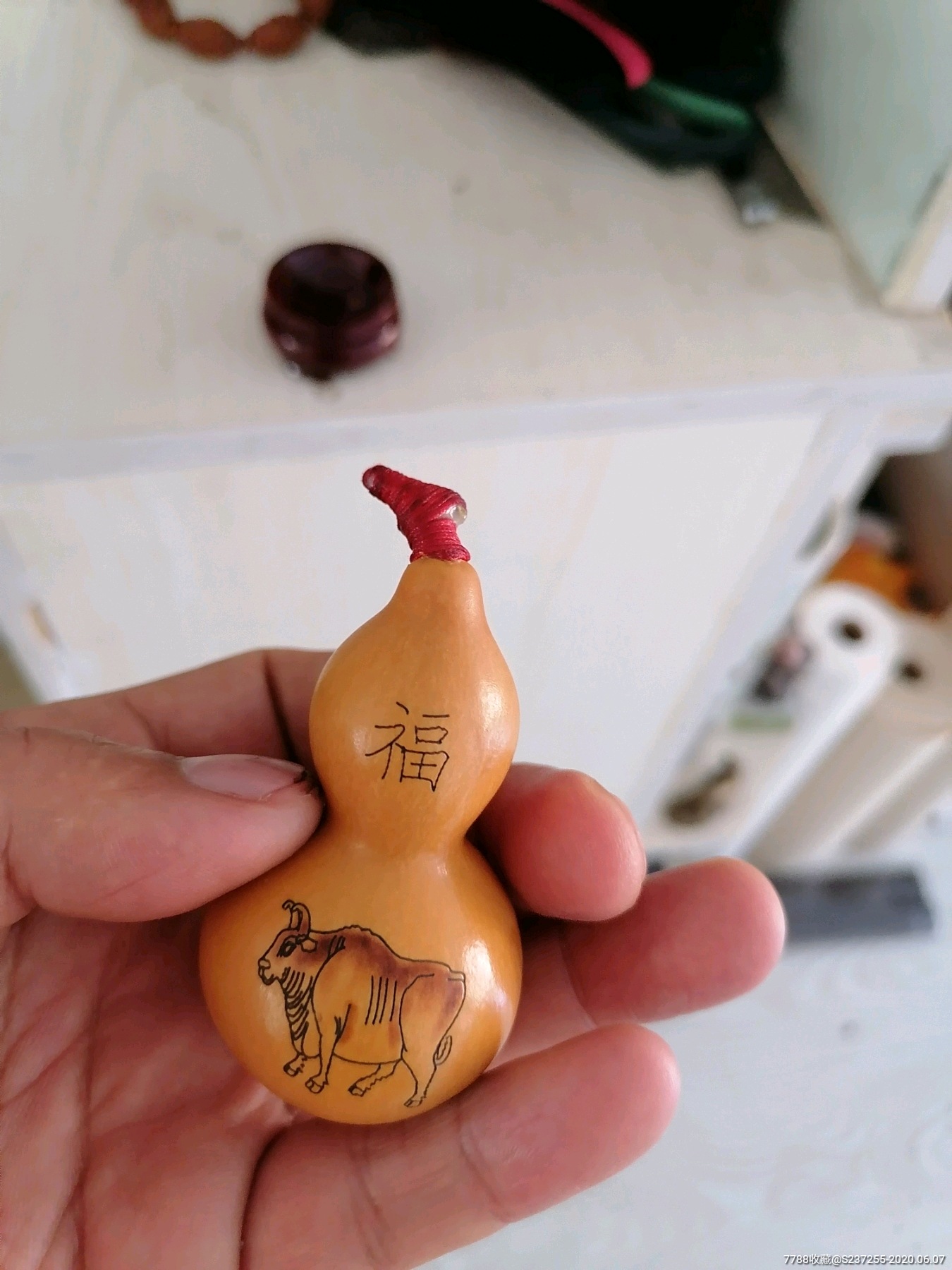生肖牛手把件_手捻葫芦/葫芦制品_结识爱钱者【7788收藏__收藏热线】