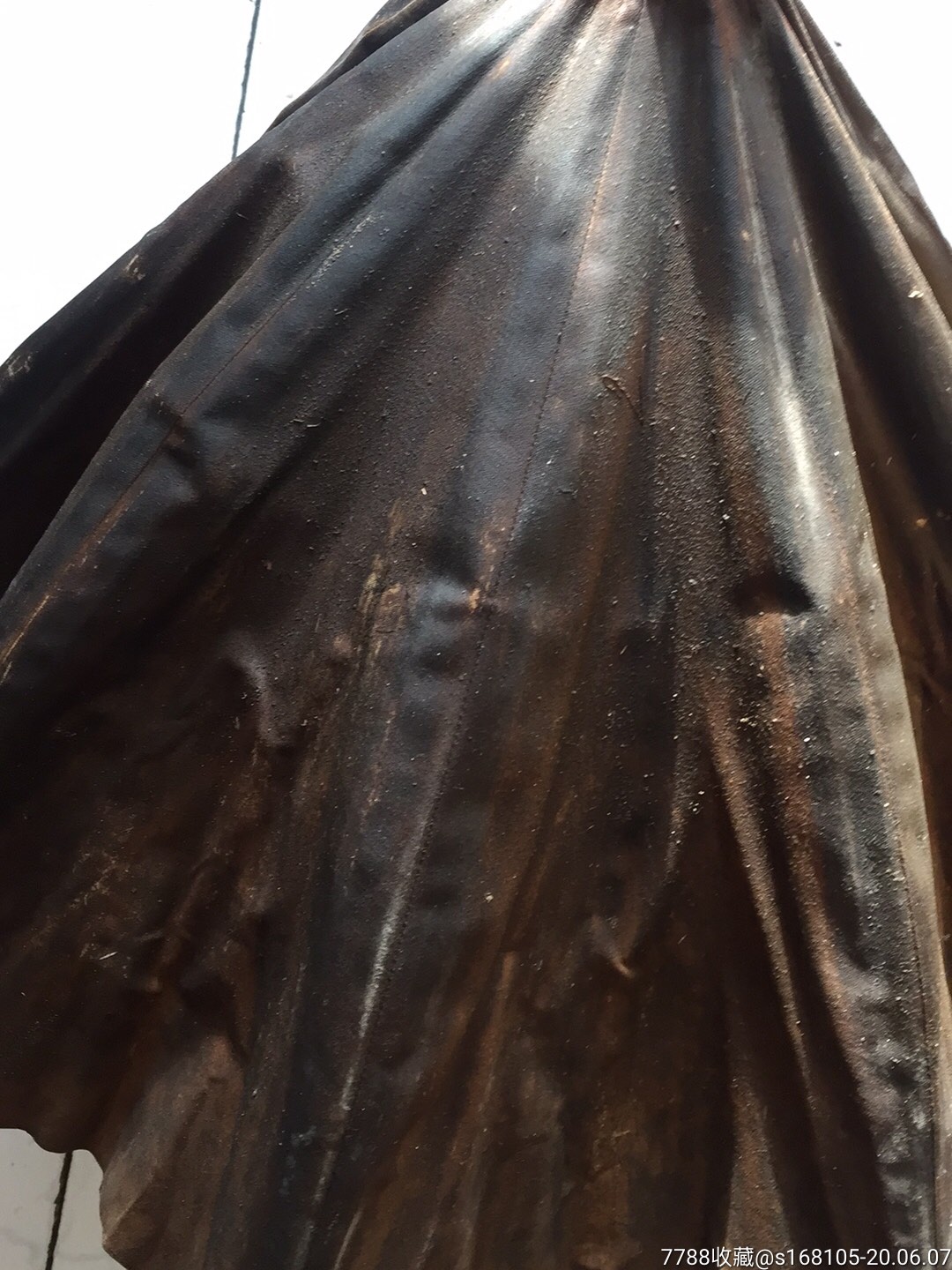 带语录老油布伞