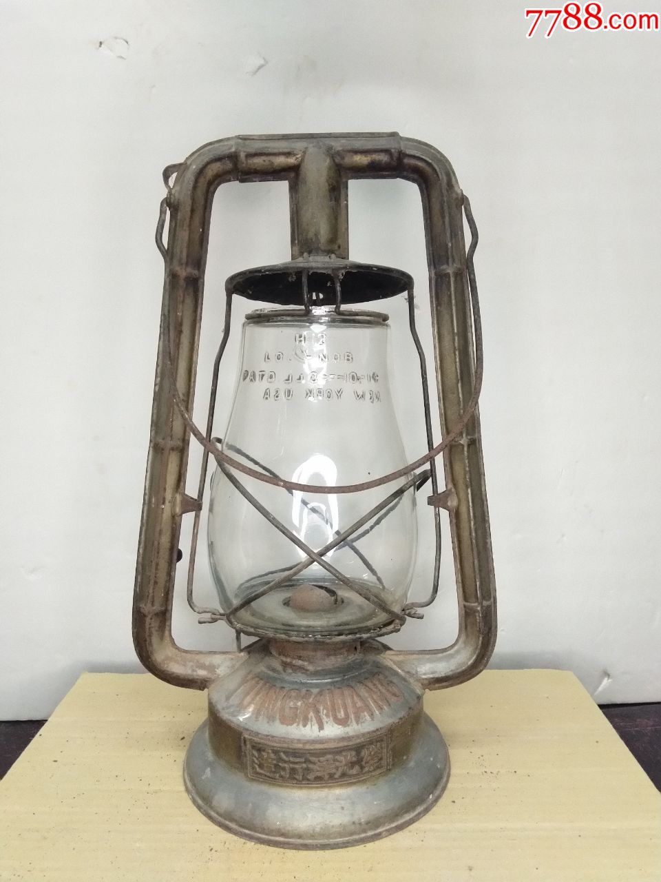 民国高档荣光洋行造马灯原版原漆全新未使用