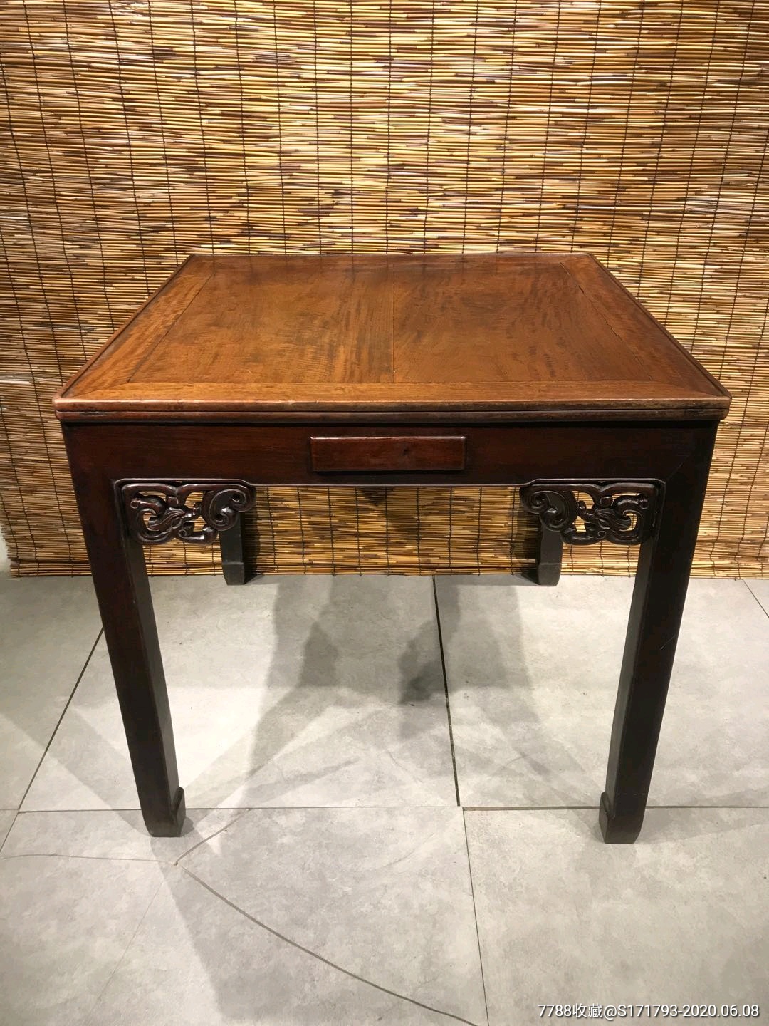 民国时期花梨木麻将桌
