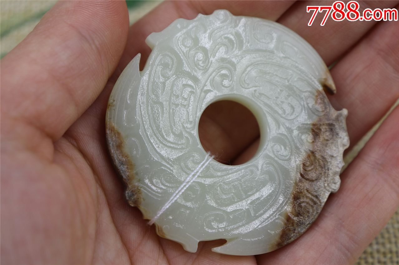 和田纯手工龙纹玉璇玑