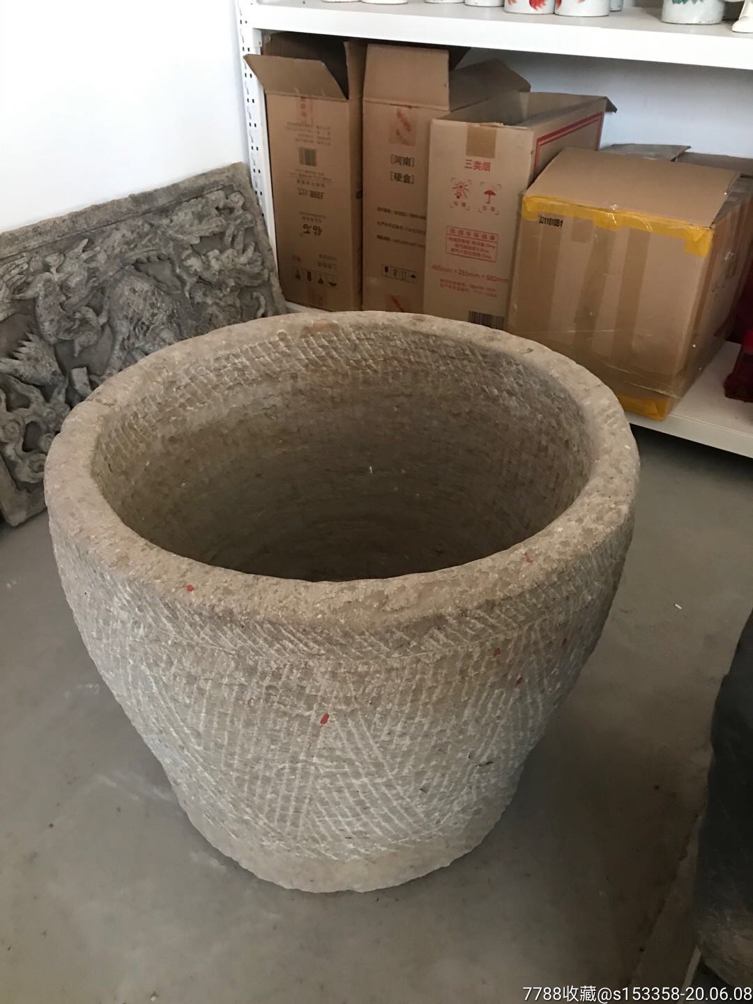 清代青石石缸