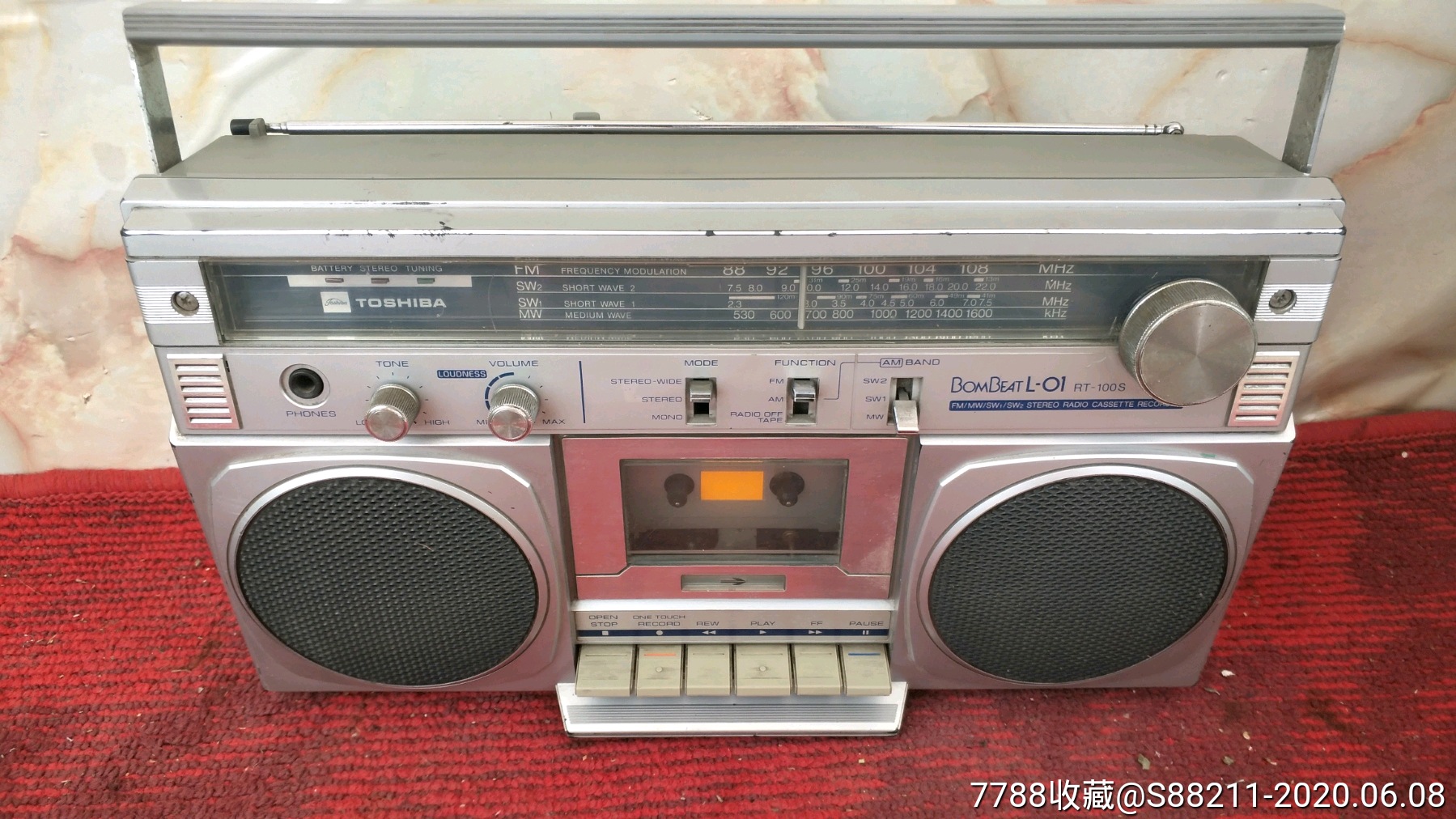 东芝收录机_价格100.0000元_第1张_7788收藏__收藏热线