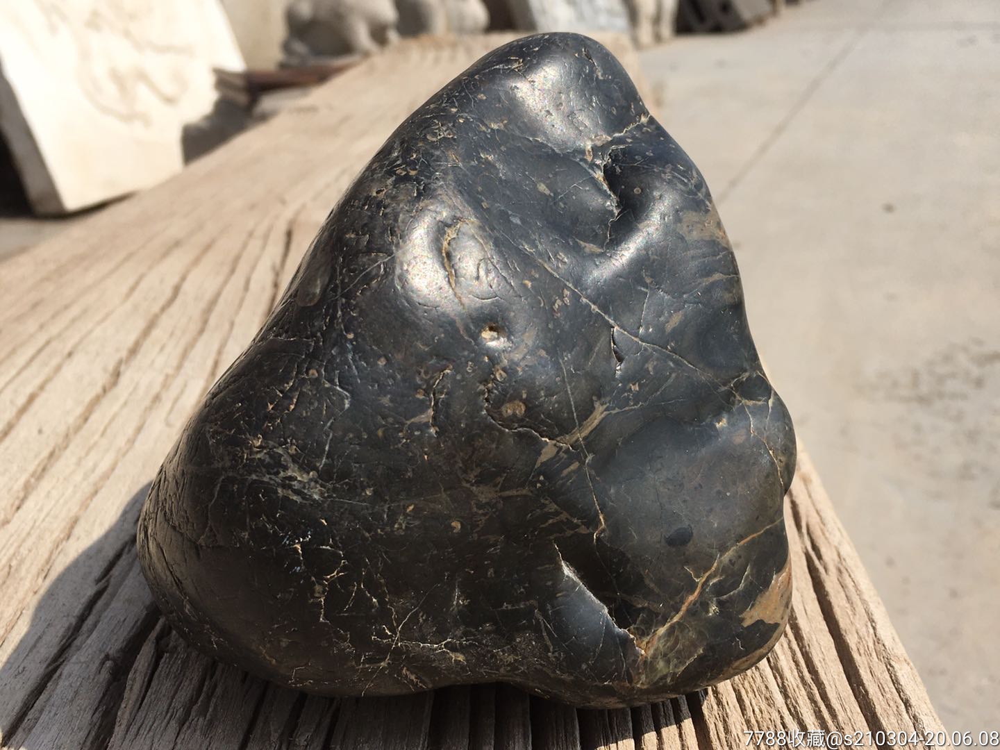 明代墨石玩石,随形,原石,油皮贼亮,全品无磕碰._其他奇石/岩石_小鱼儿