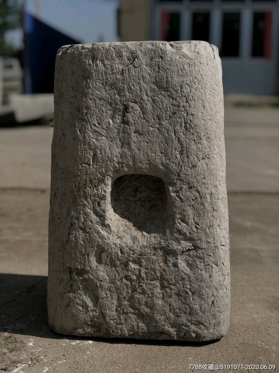 清早时期,青石练功石,包老,保存完整,收藏佳品