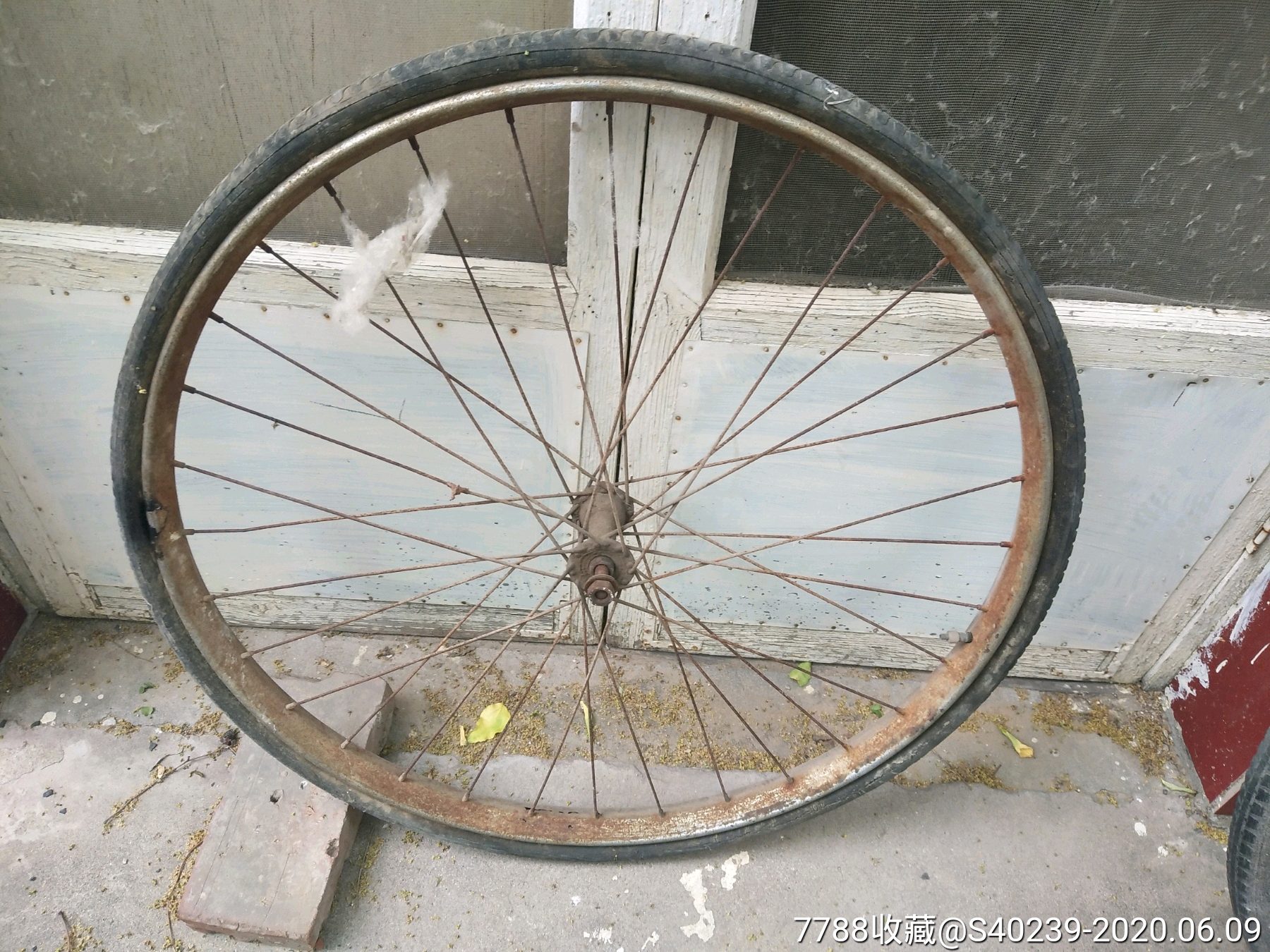 28老自行车前轮