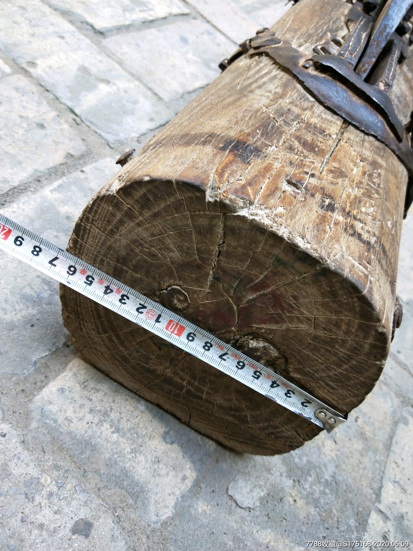 精品老木器铡草刀