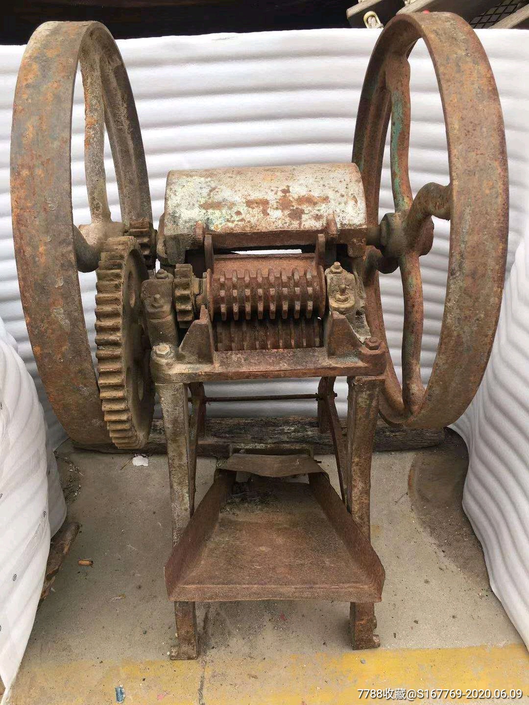 生产队老铡草机