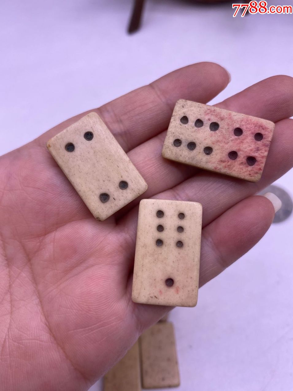 5厘米,品相如图,128包快递-宣和/骨牌/牌九-7788收藏