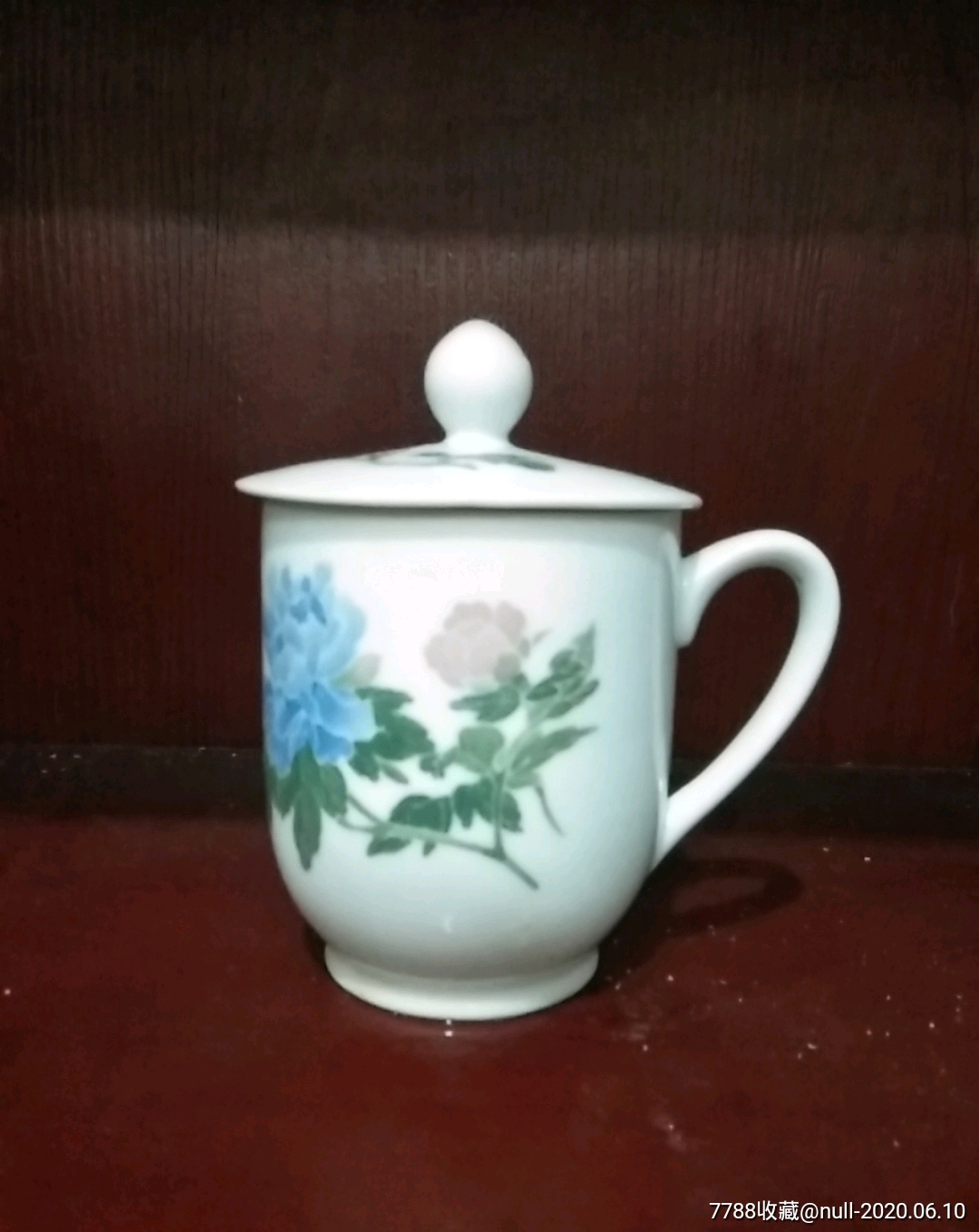 醴陵釉下五彩手绘三馆瓷胜利杯