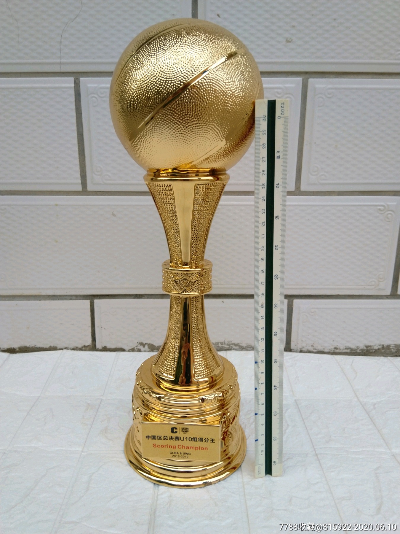 uwg世界青少年联合运动会中国区总决赛u10组得分王奖杯