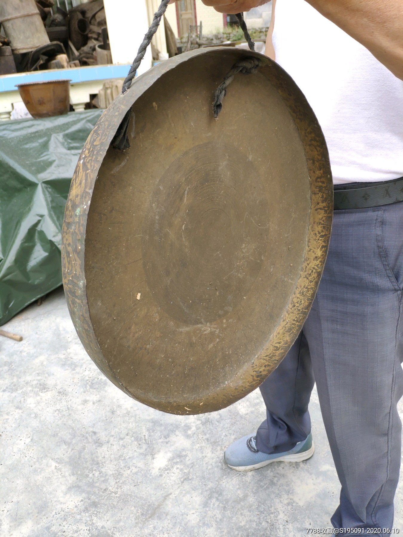 直径40厘米大号老铜锣