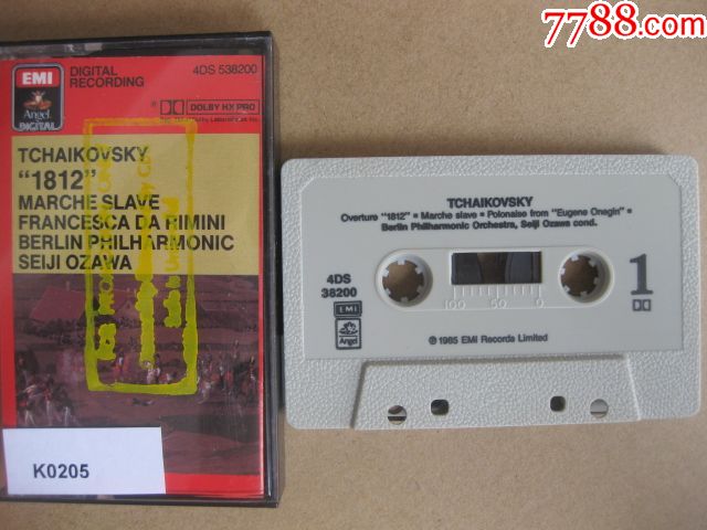 k0205emi柴可夫斯基作品1812斯拉夫进行曲里米尼的弗兰切斯卡