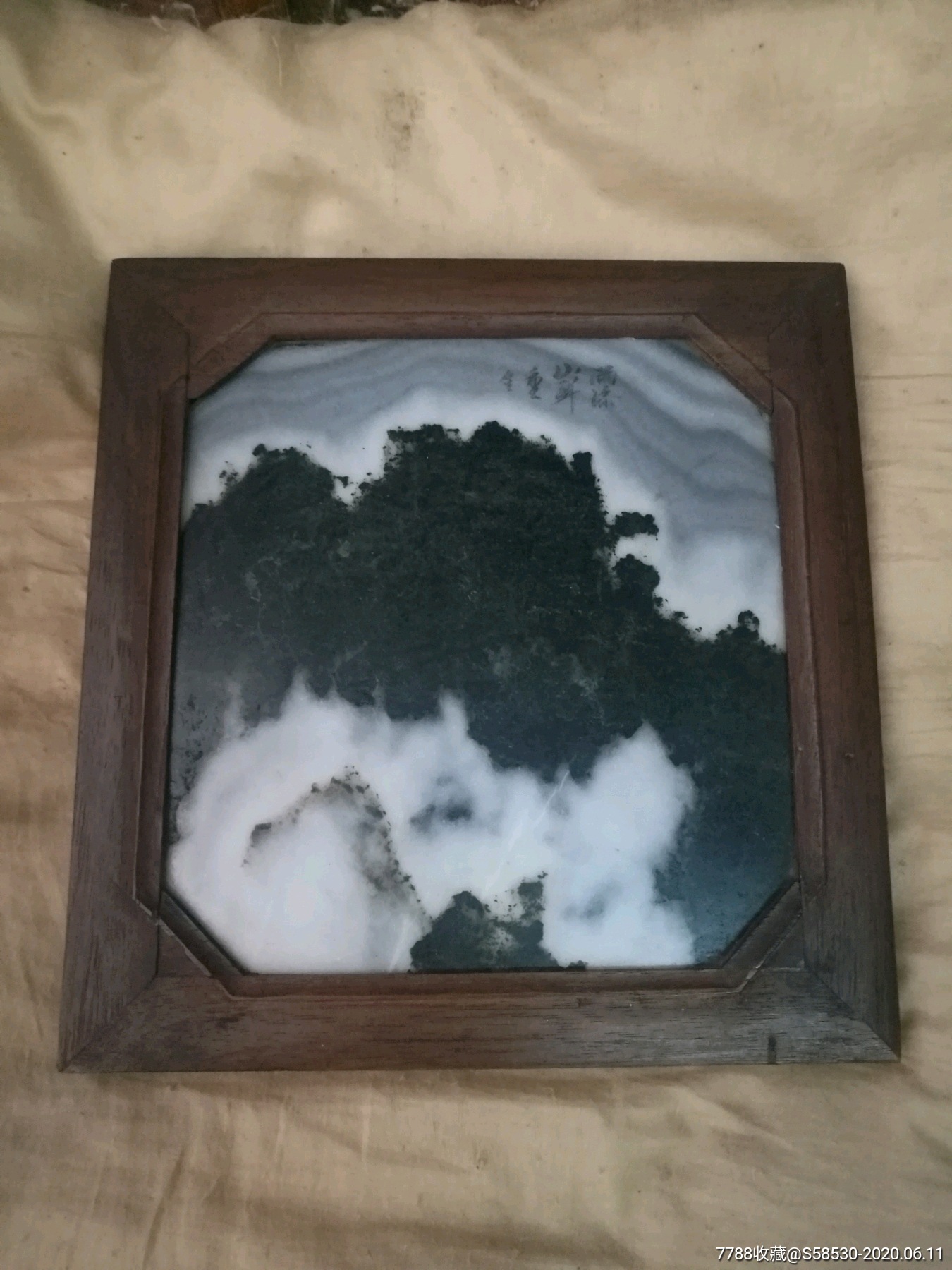 清代大理石,图案精美