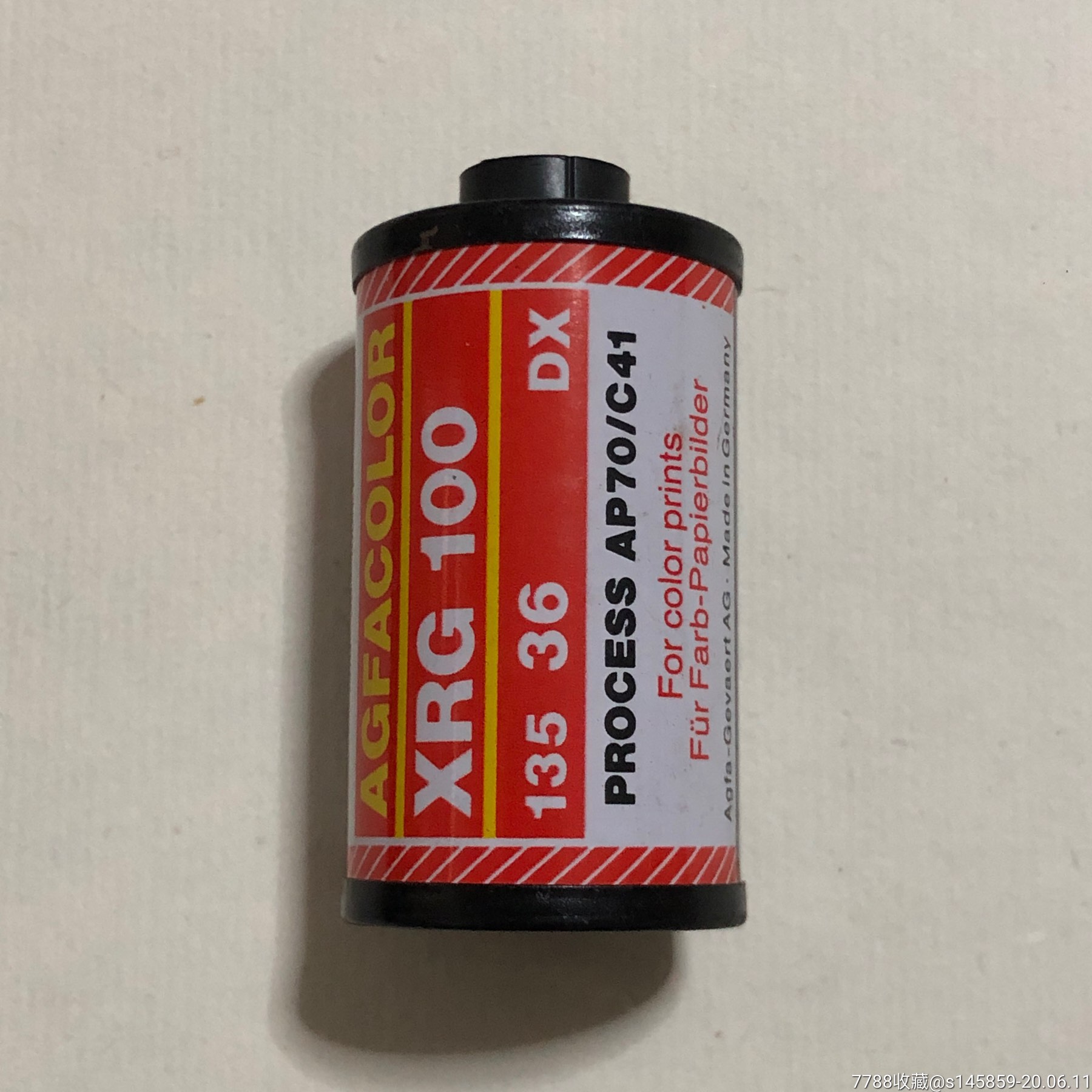 德国爱克发100度36张中国版胶卷暗盒