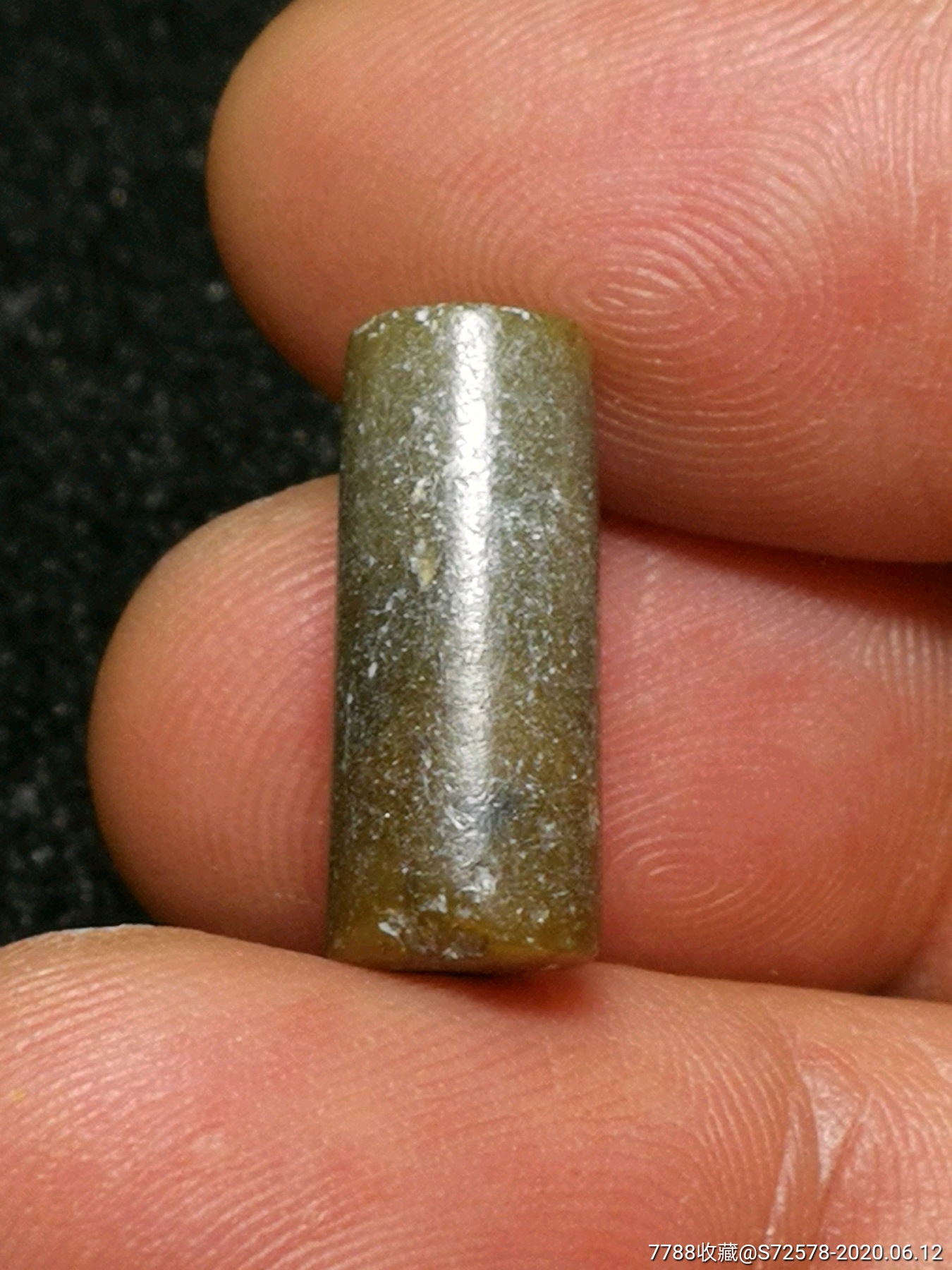 高古地方玉管珠