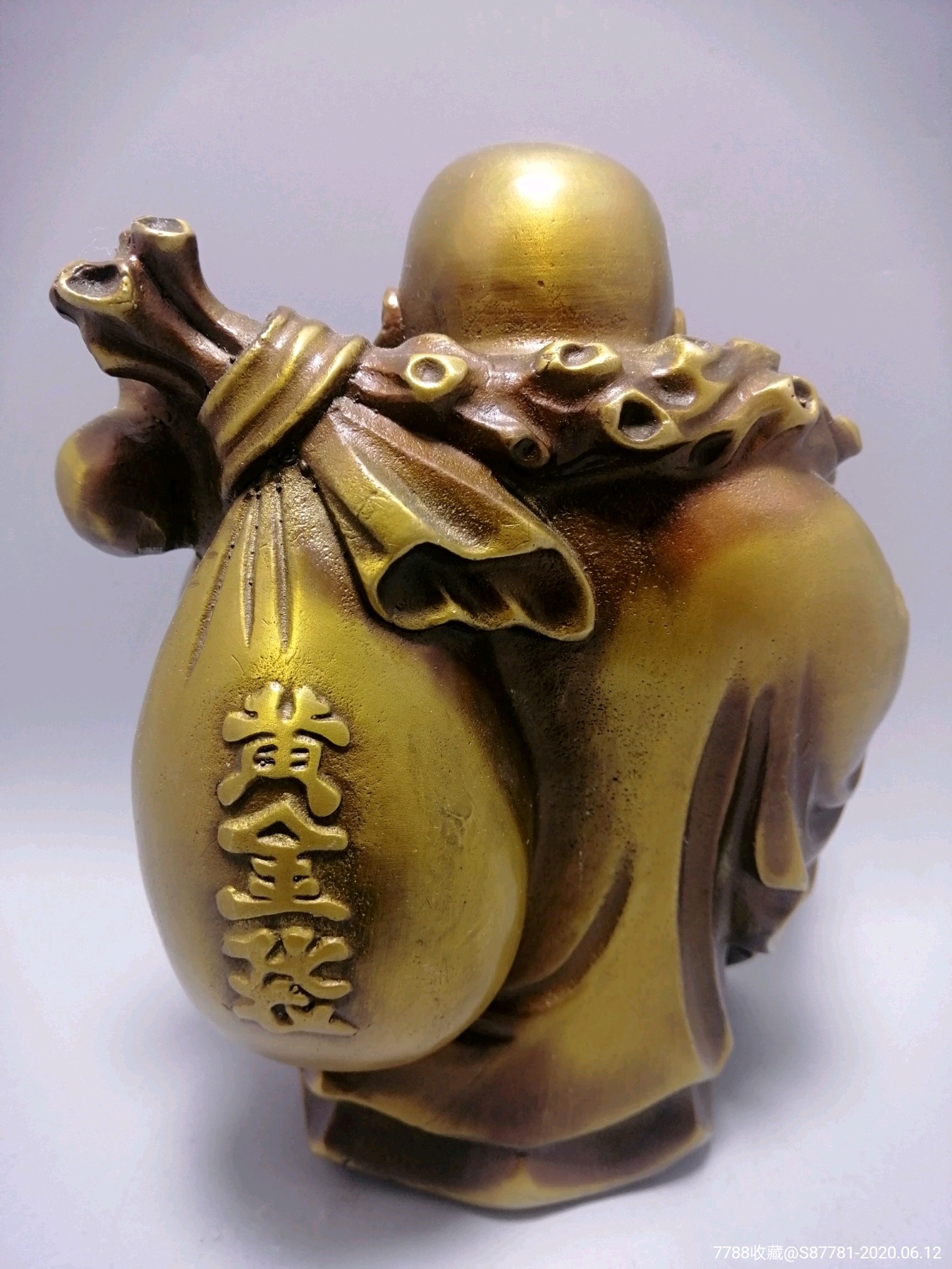 铜佛像弥勒佛摆件招财进宝纳福笑口常开