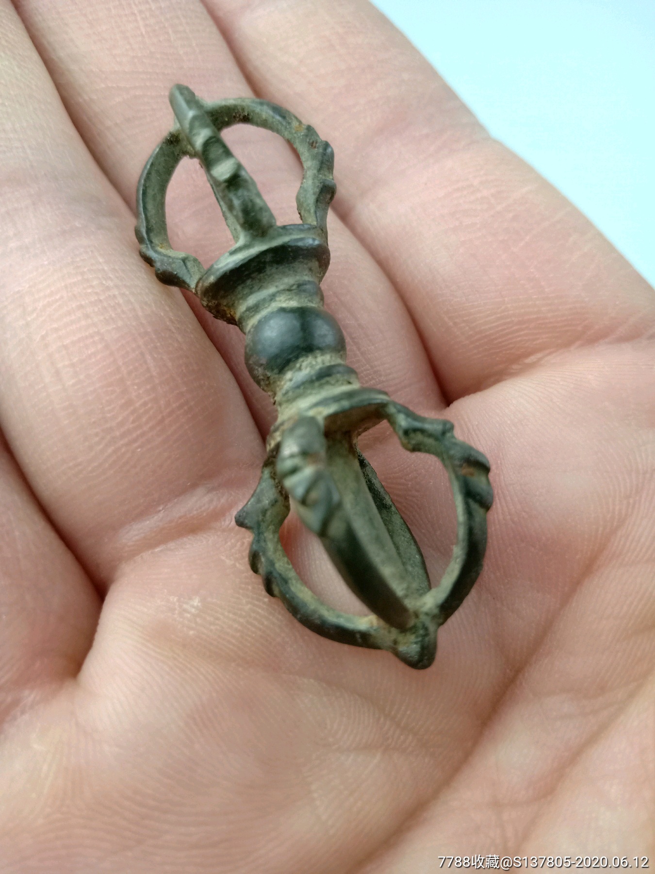 辽代青铜金刚杵辽代法器金刚杵包老