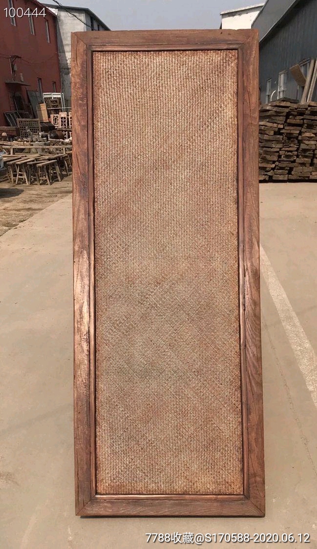 清早期云纹榻,保存完好,包浆浑厚,造型简洁素雅,制式经典,尺寸见图