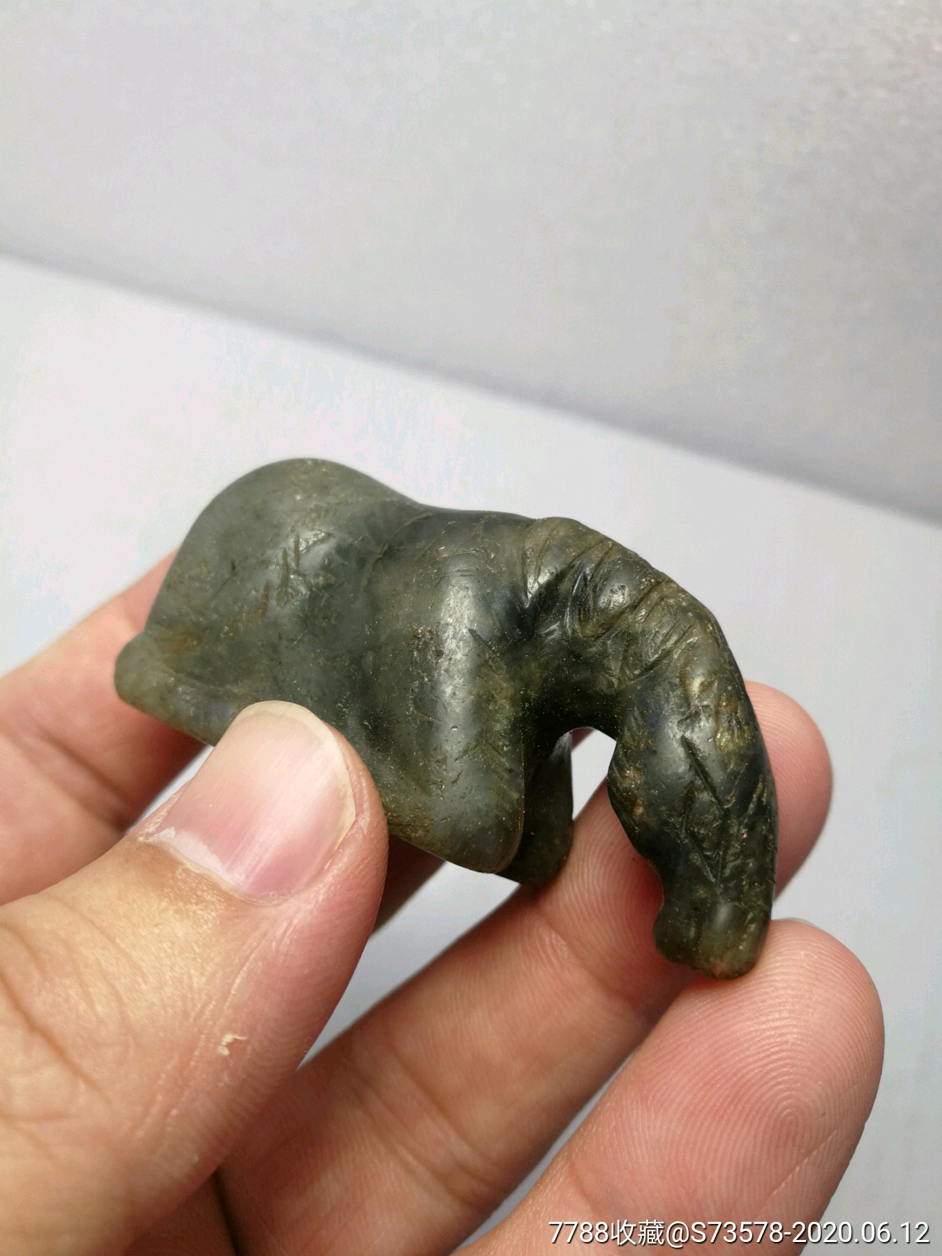 农村收到辽金和田玉马