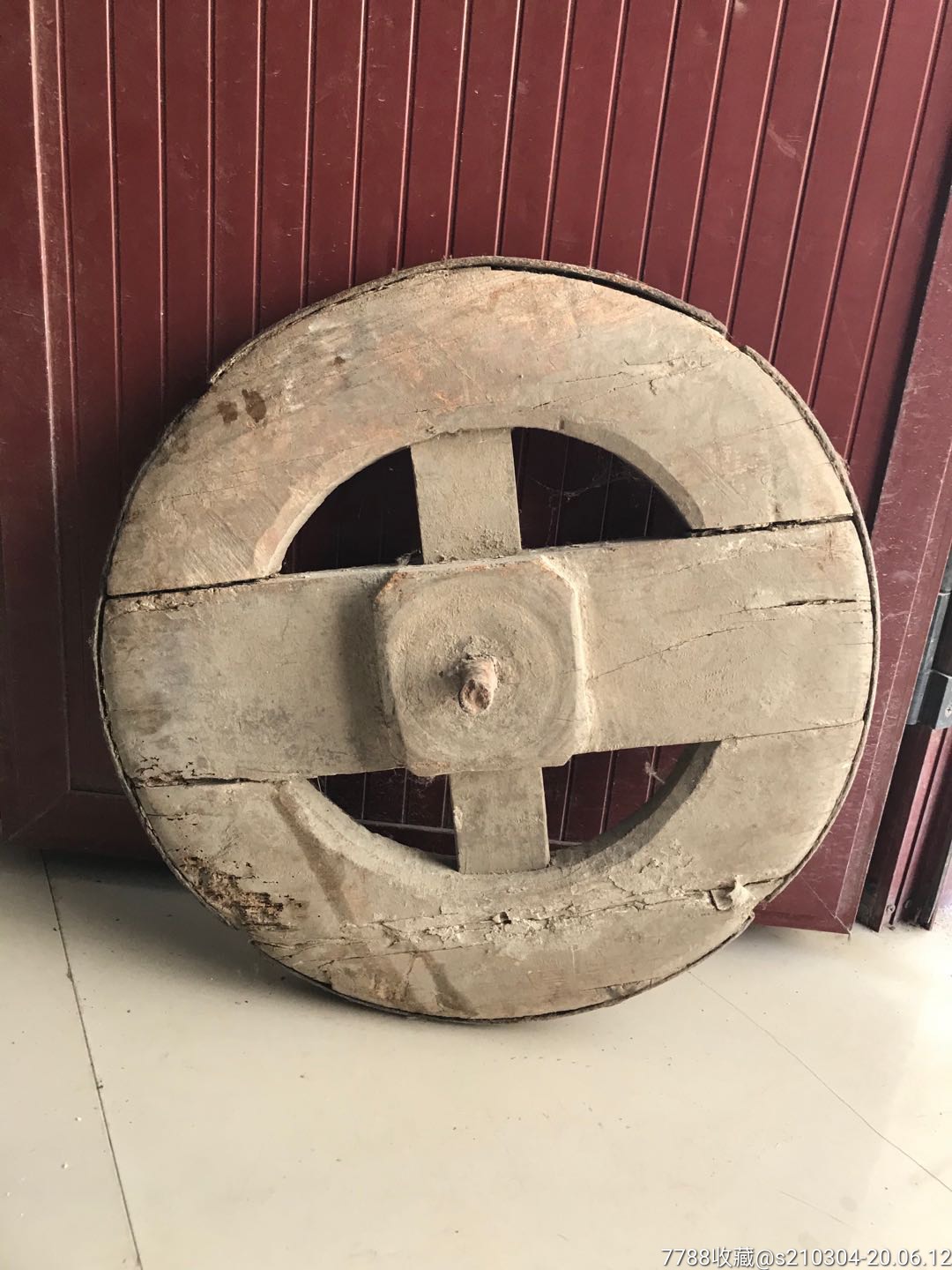 木车轮,寓意财源滚滚,正常使用!