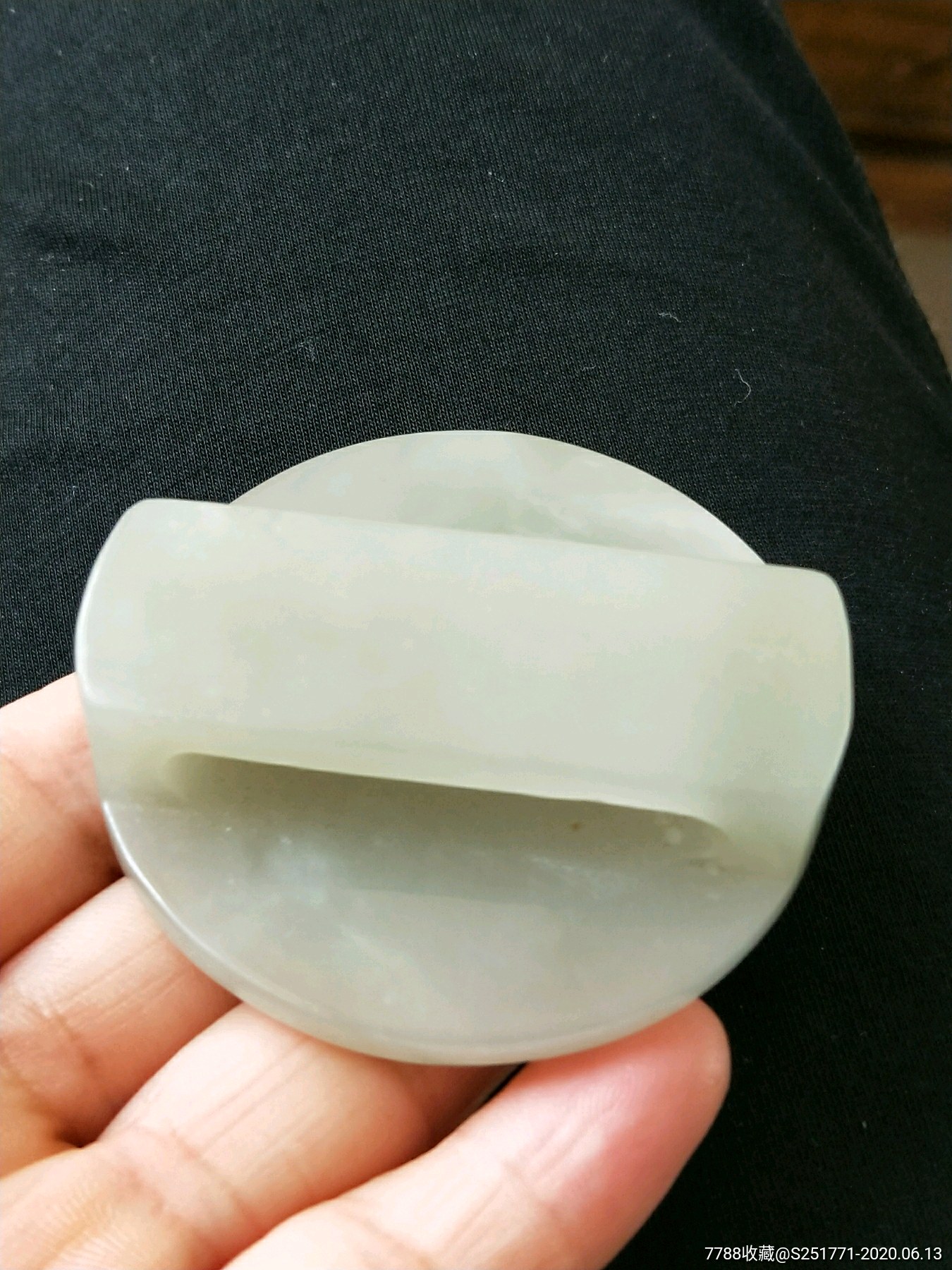 民国和田玉腰带扣