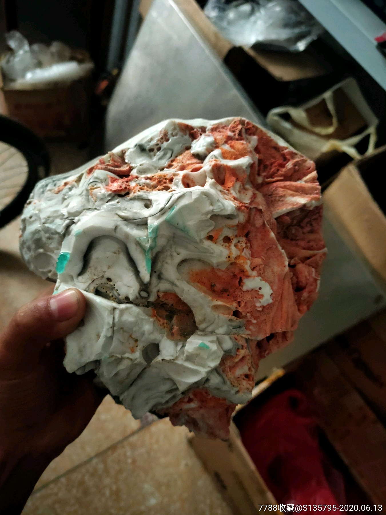 老琉璃料块造型独特适合雕刻