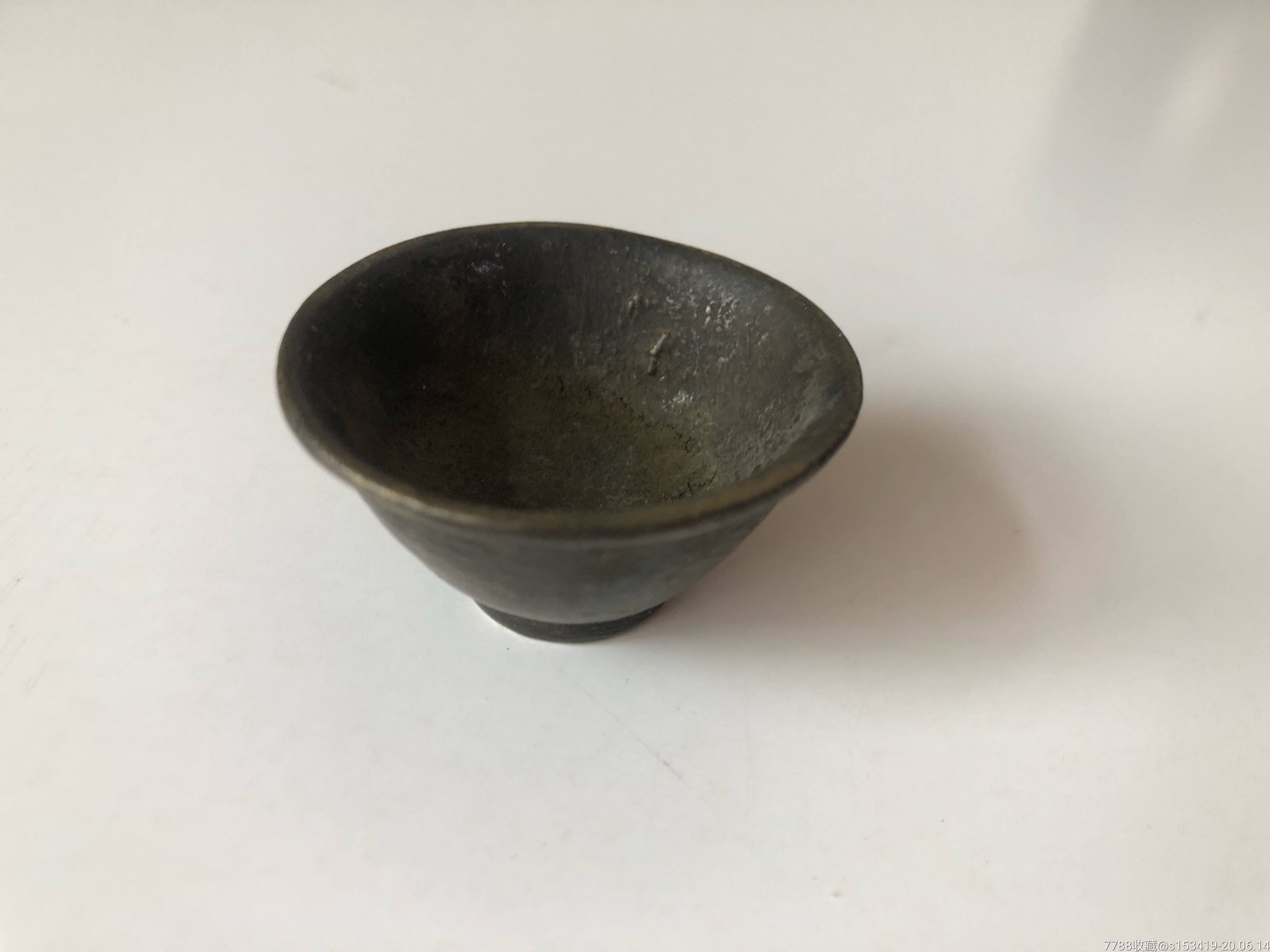 清代小铜杯子古董收藏