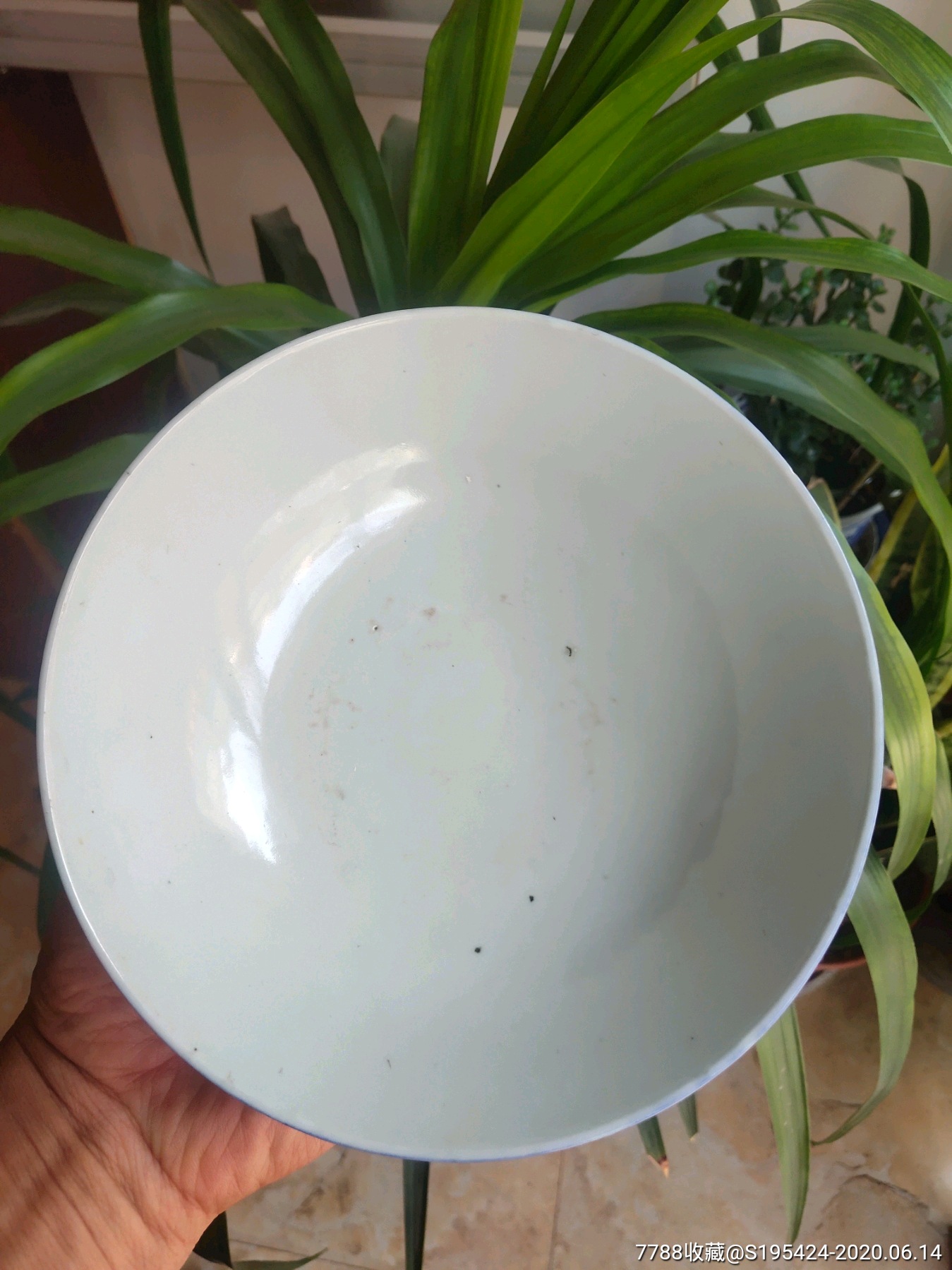 民国青花白瓷碗