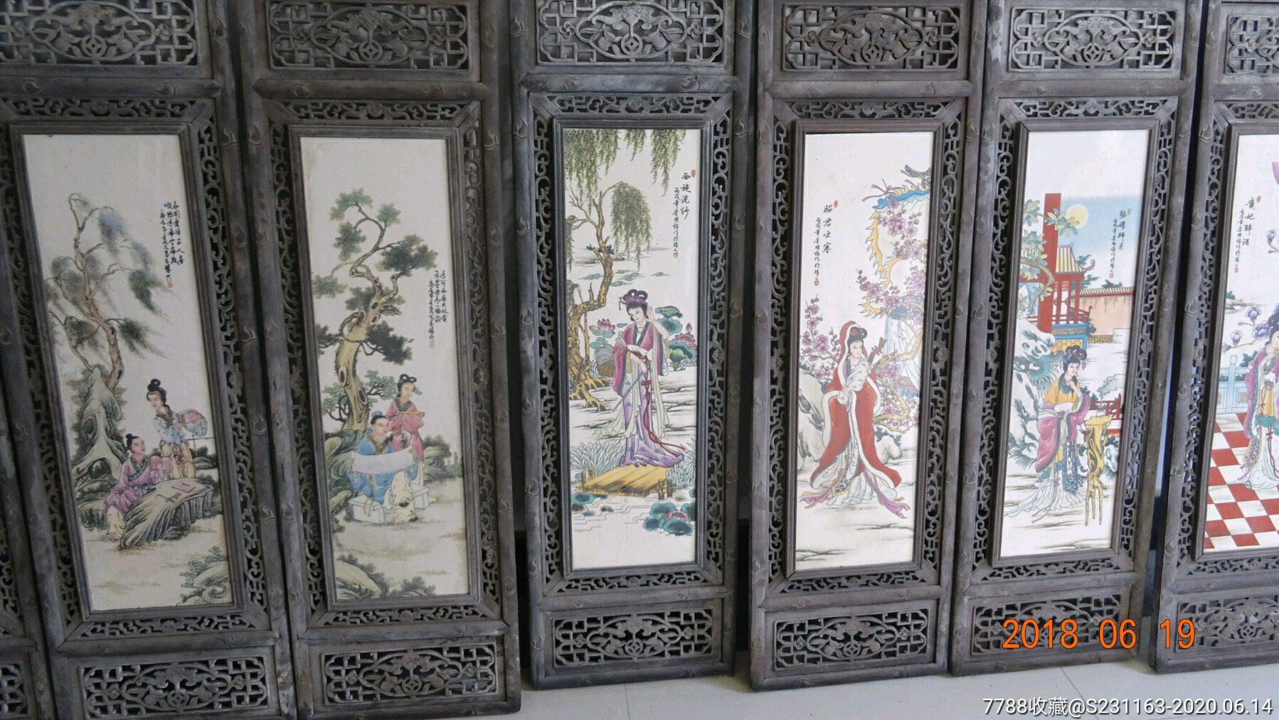 珠山八友王大凡余顺福瓷板画