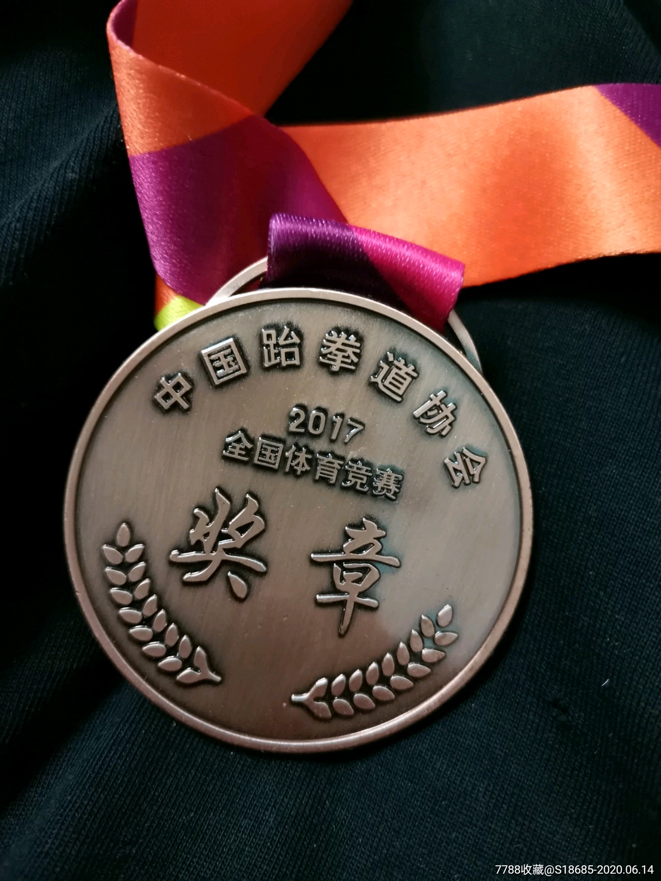 2017年全国跆拳道比赛铜牌