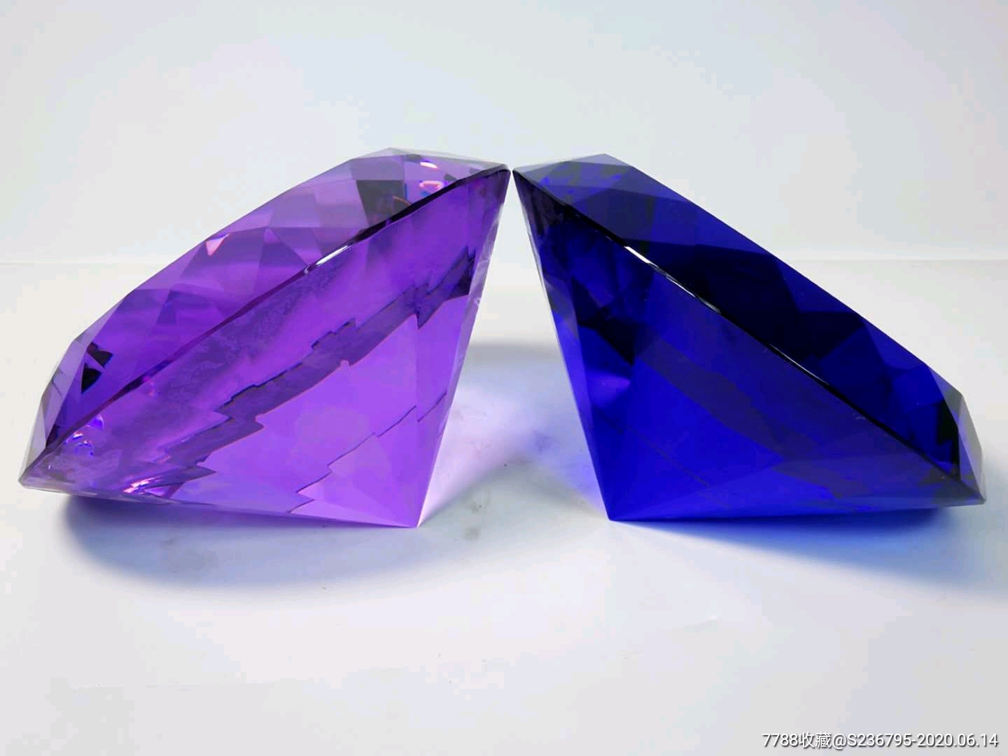 大清珍藏天然雕刻九图八仙过海彩钻石一箱.-其他宝石-7788工艺品