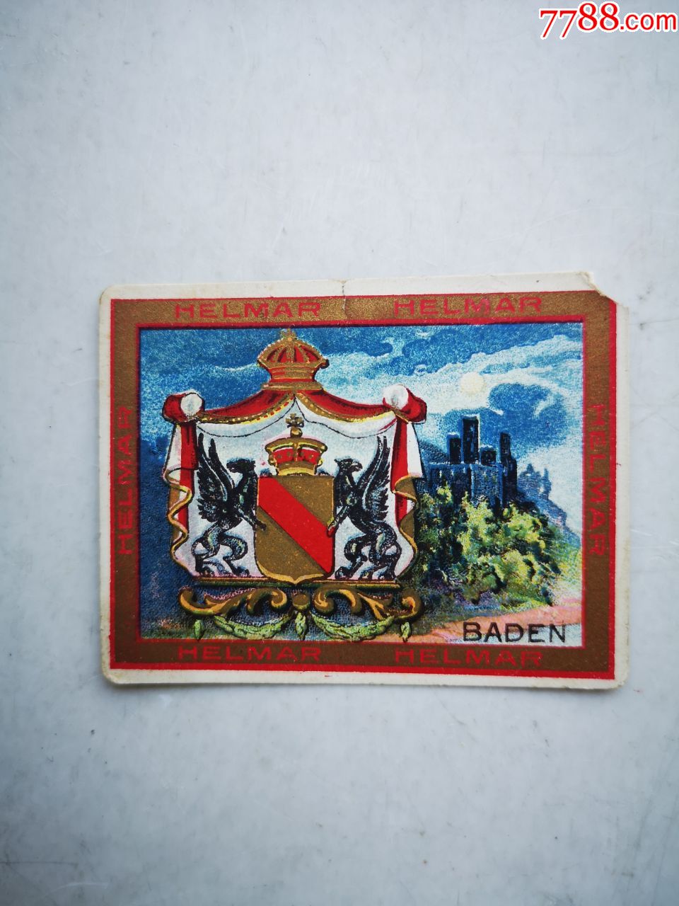 巴登大公国国国徽烟卡