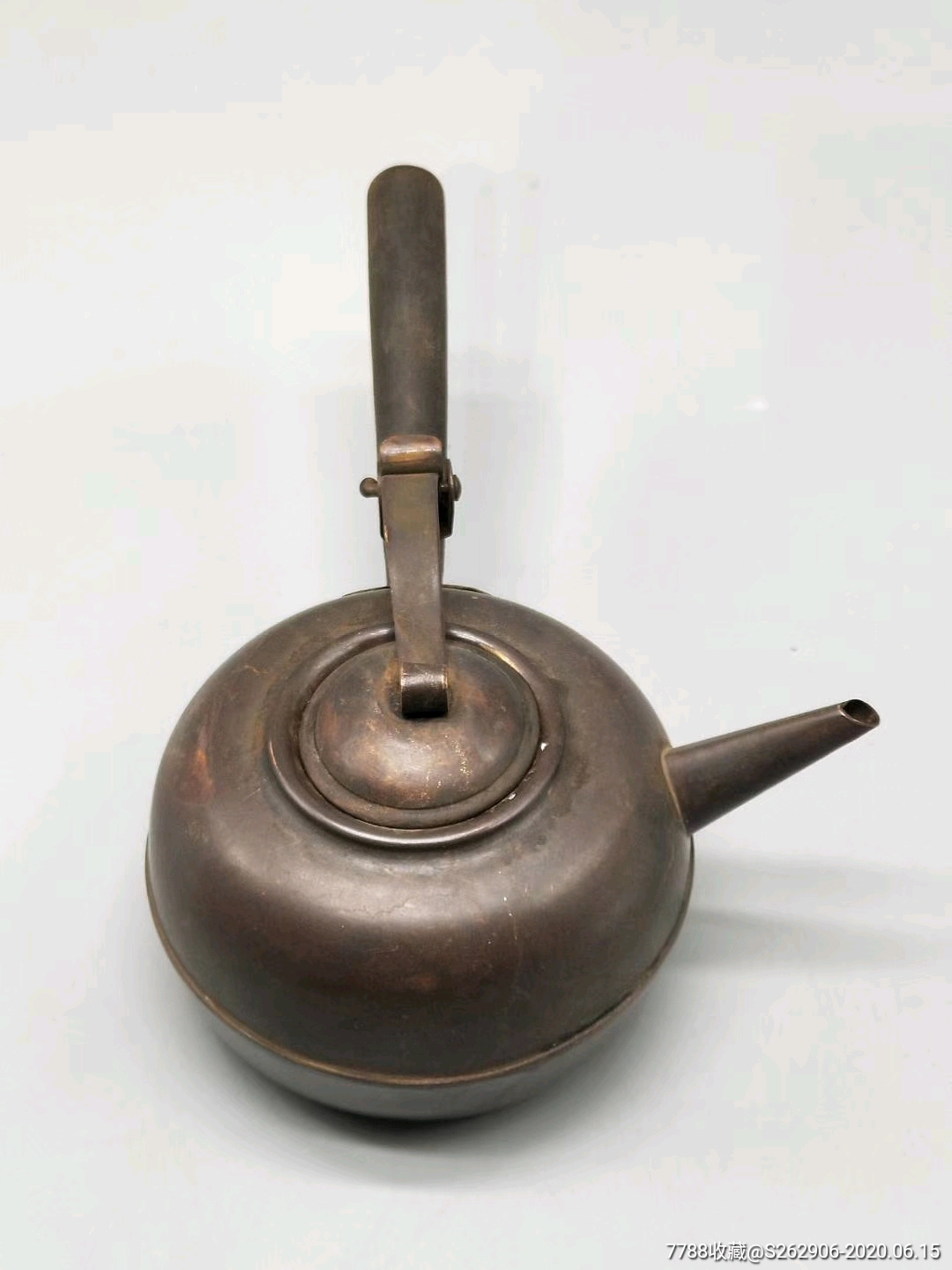 造型特殊的铜茶壶-铜壶/铜瓶-7788收藏