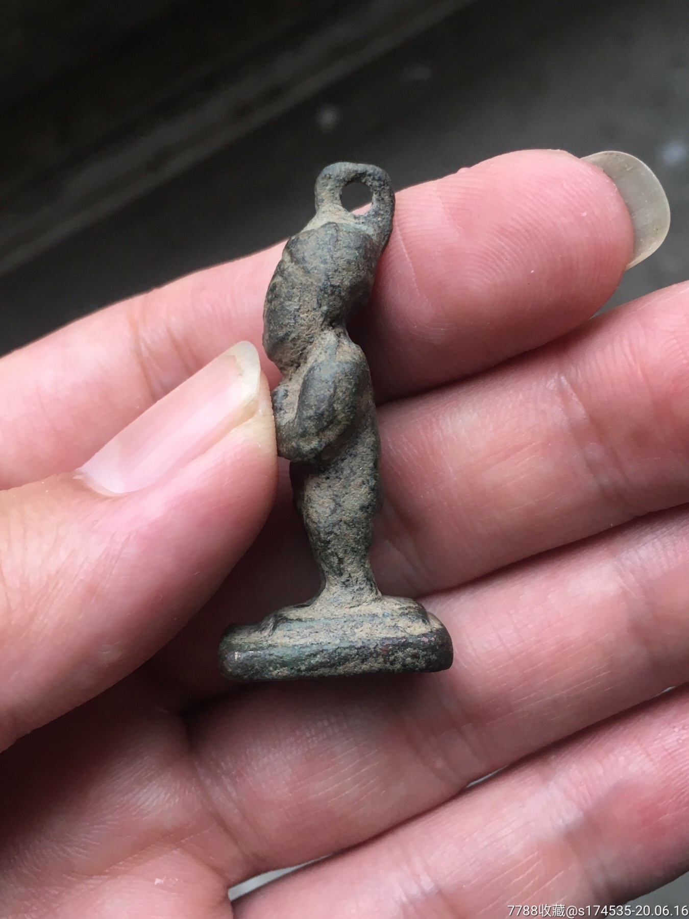 辽金人物铜印-铜/金属印章-7788收藏