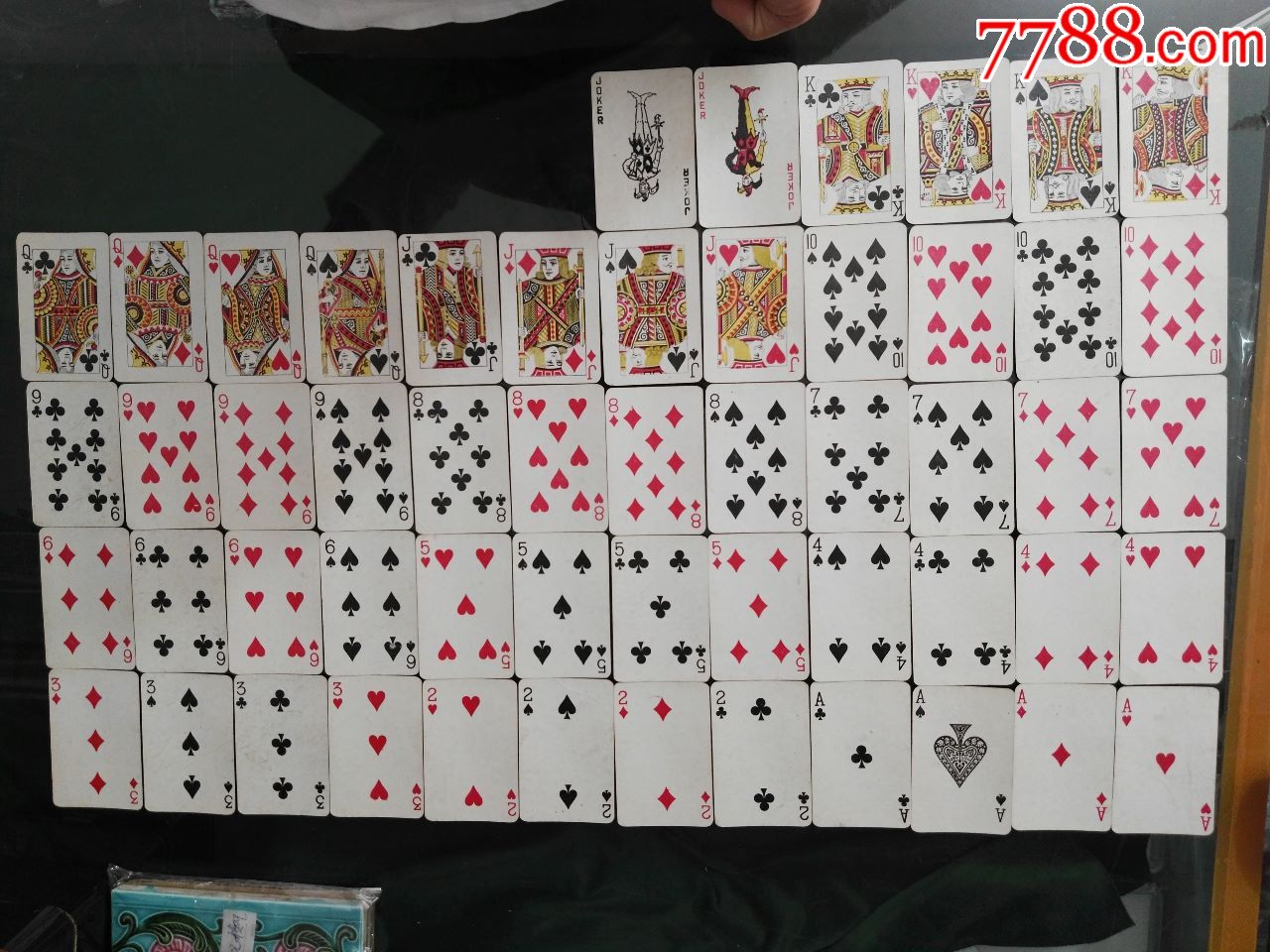 中国佳木斯出品金龙扑克一付