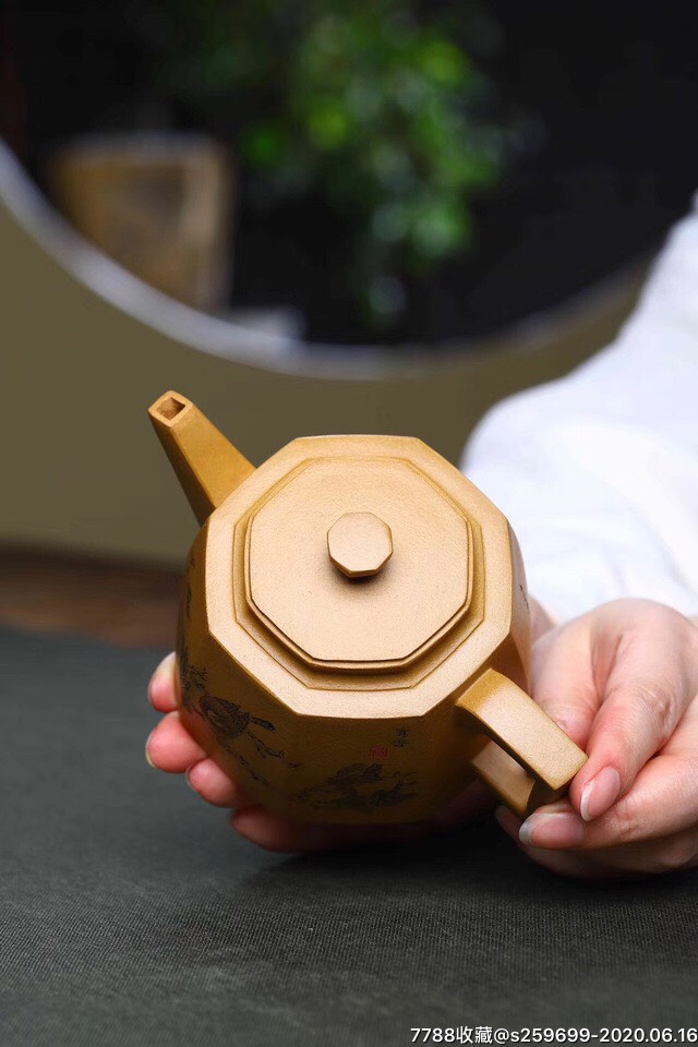 家藏黄金段泥300cc作者:何强,国家级工艺美术师实力名家工艺