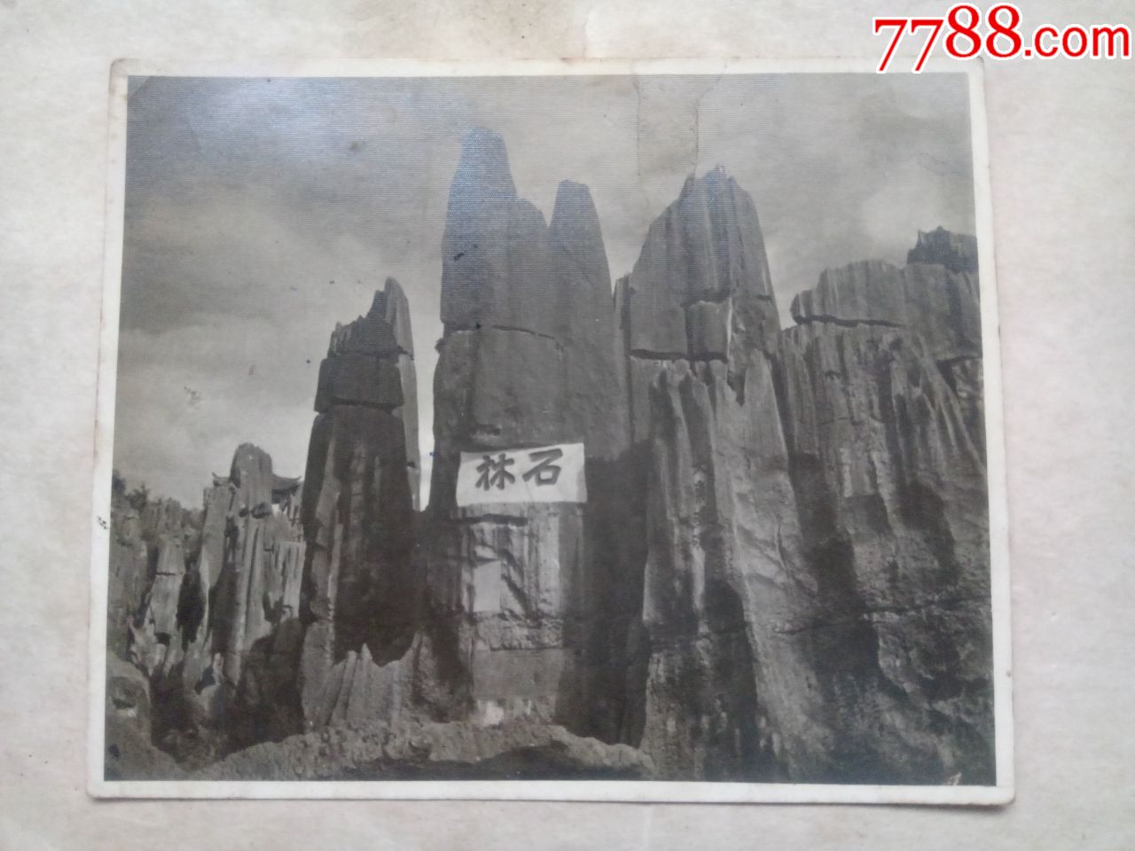 老照片,(风景②——石林)