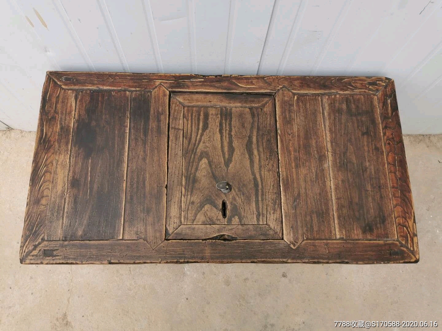 清代老钱柜核桃木古朴大气体型巨大十分罕见