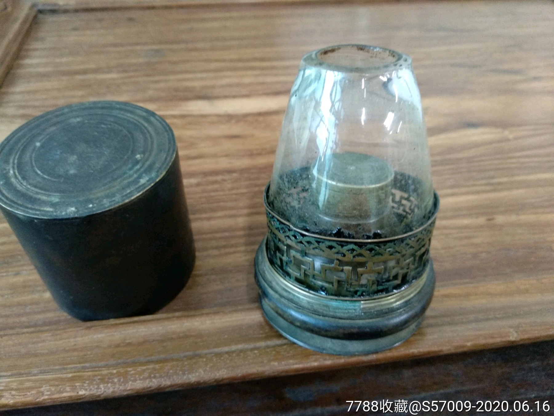 清代完美品相的鸦片烟灯一套