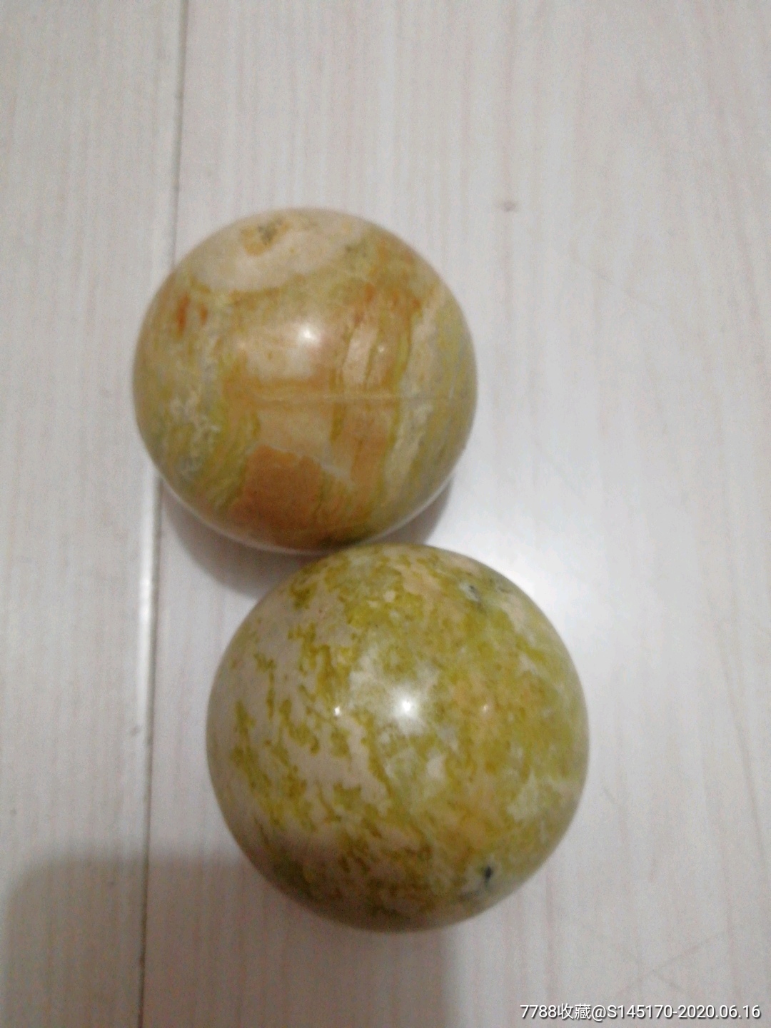 玉石健身球-大化石/彩玉石-7788工艺品