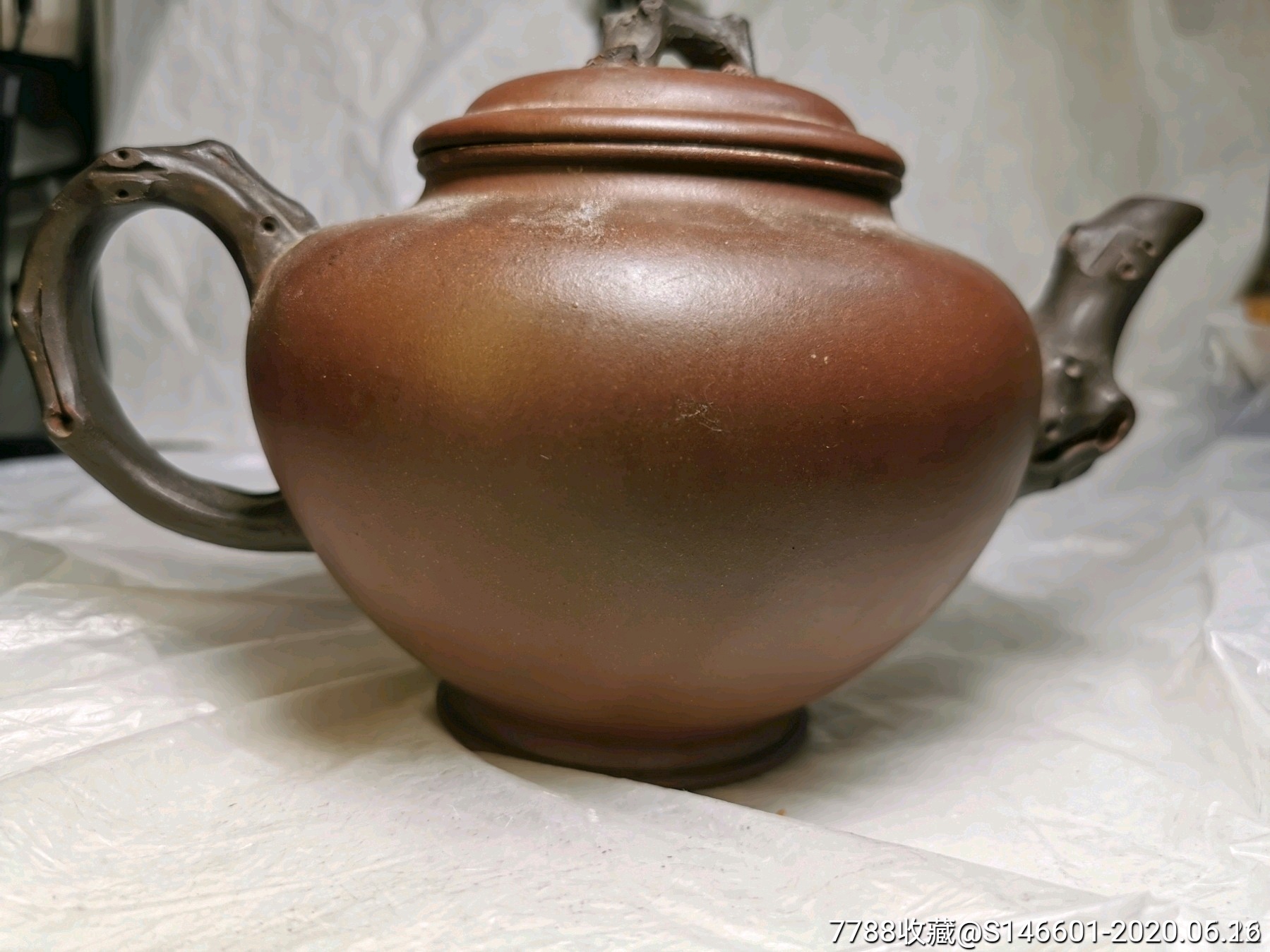 建国初紫砂大师芹仙款紫砂壶!做功精致包老包真!