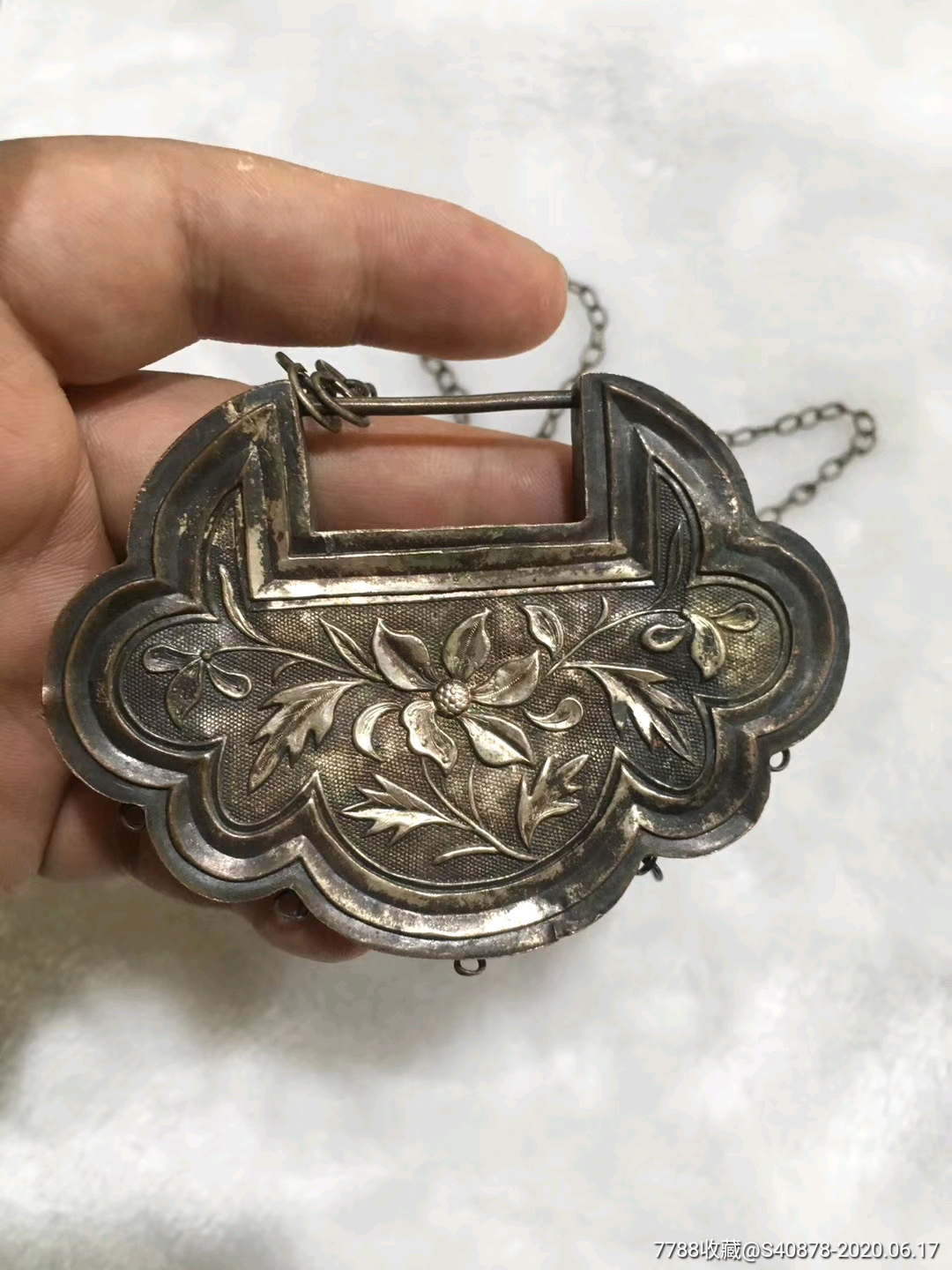 长命锁,                                                ,清朝