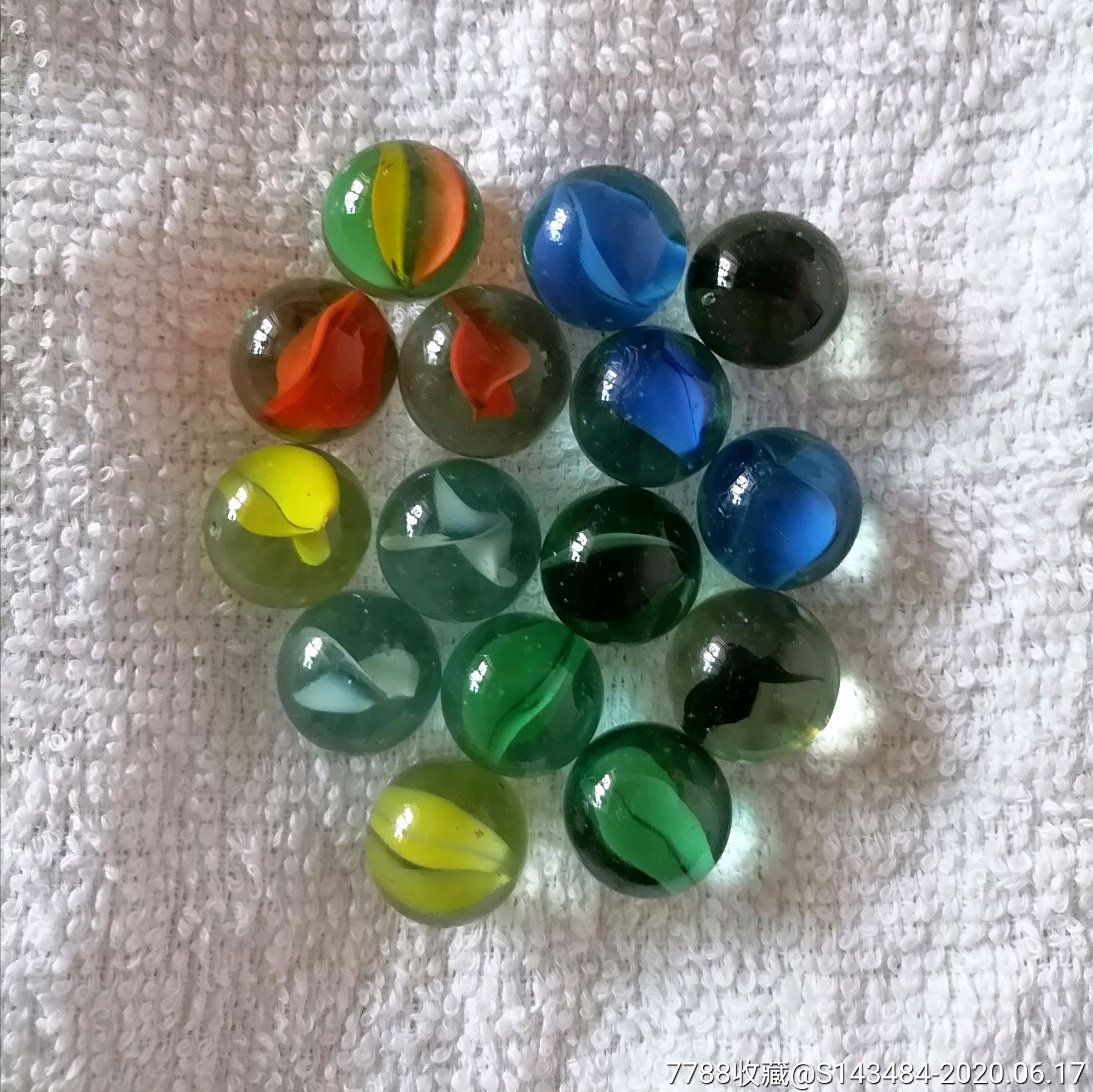 老玻璃球200个同售