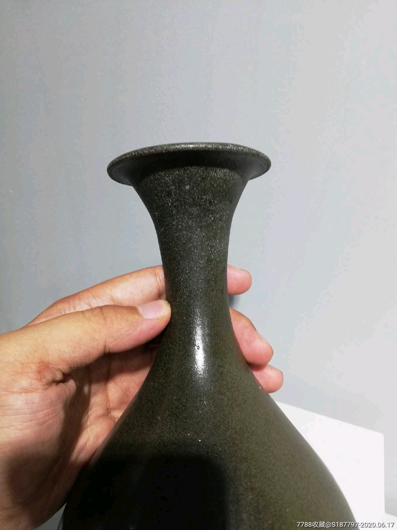 宋代山西窑口黑釉玉壶春_黑瓷/天目瓷_第6张_7788瓷器